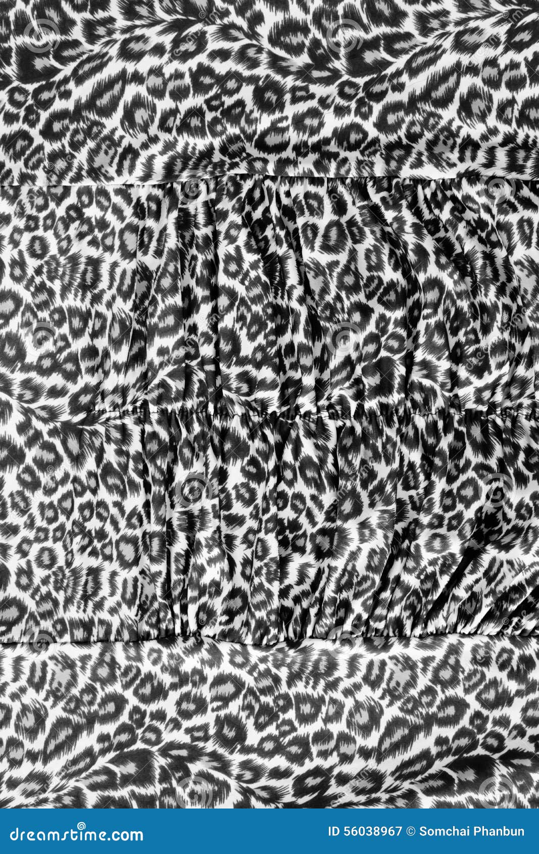 Tiger Textile Pieces of Clothing Black and White Stock Image - Image of ...