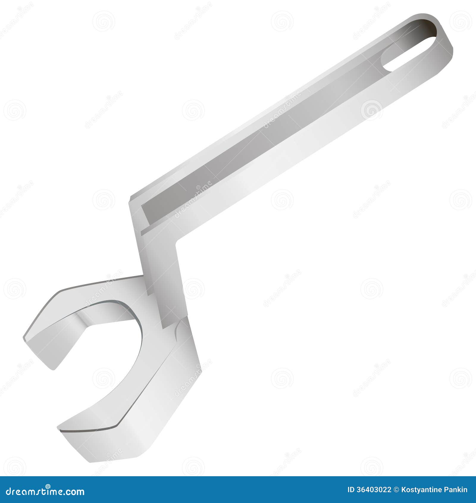 Tight spot Wrench stock vector. Illustration of object 36403022