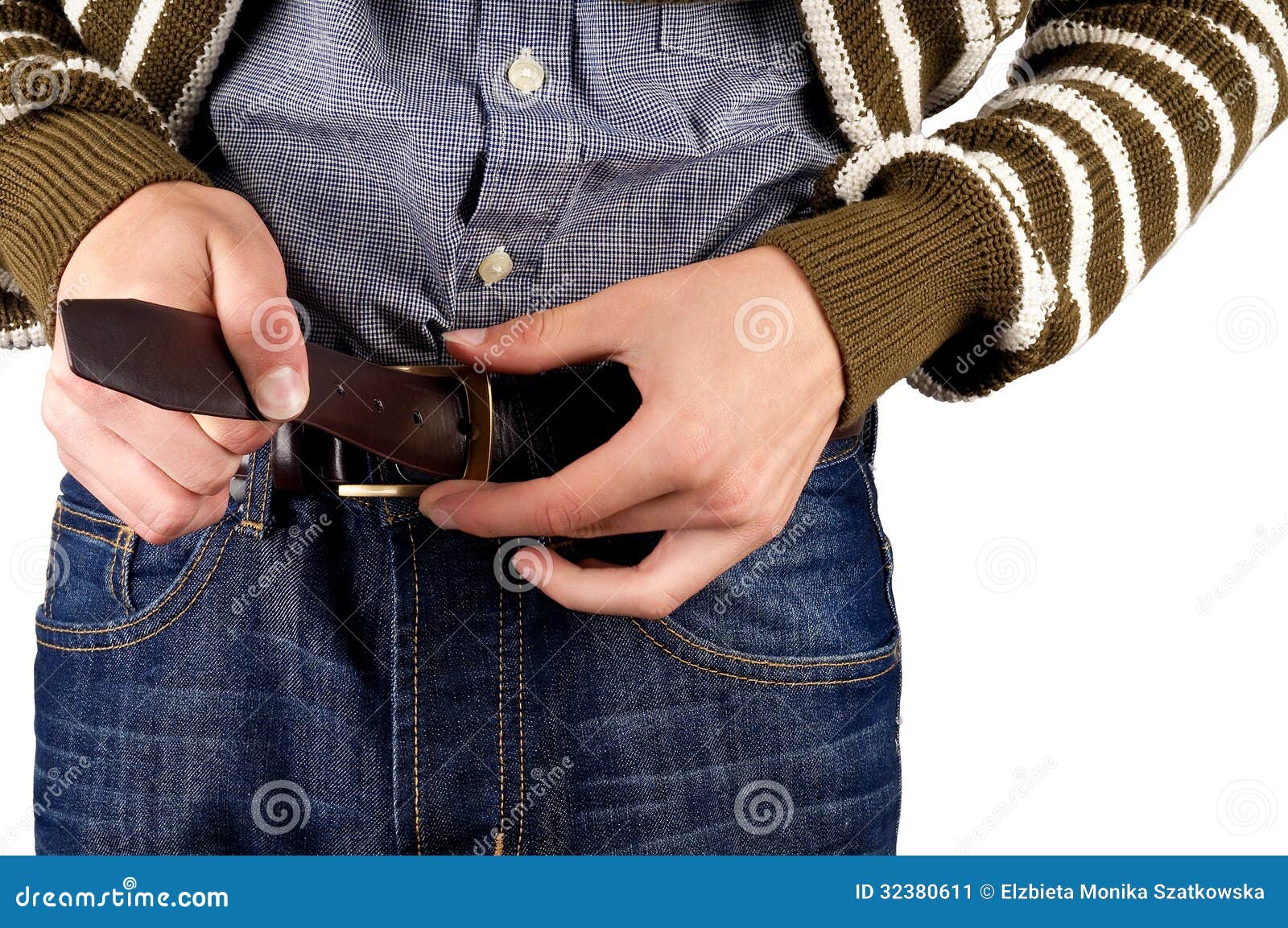 Tightening belt stock illustration. Image of excess, clothes 32380611