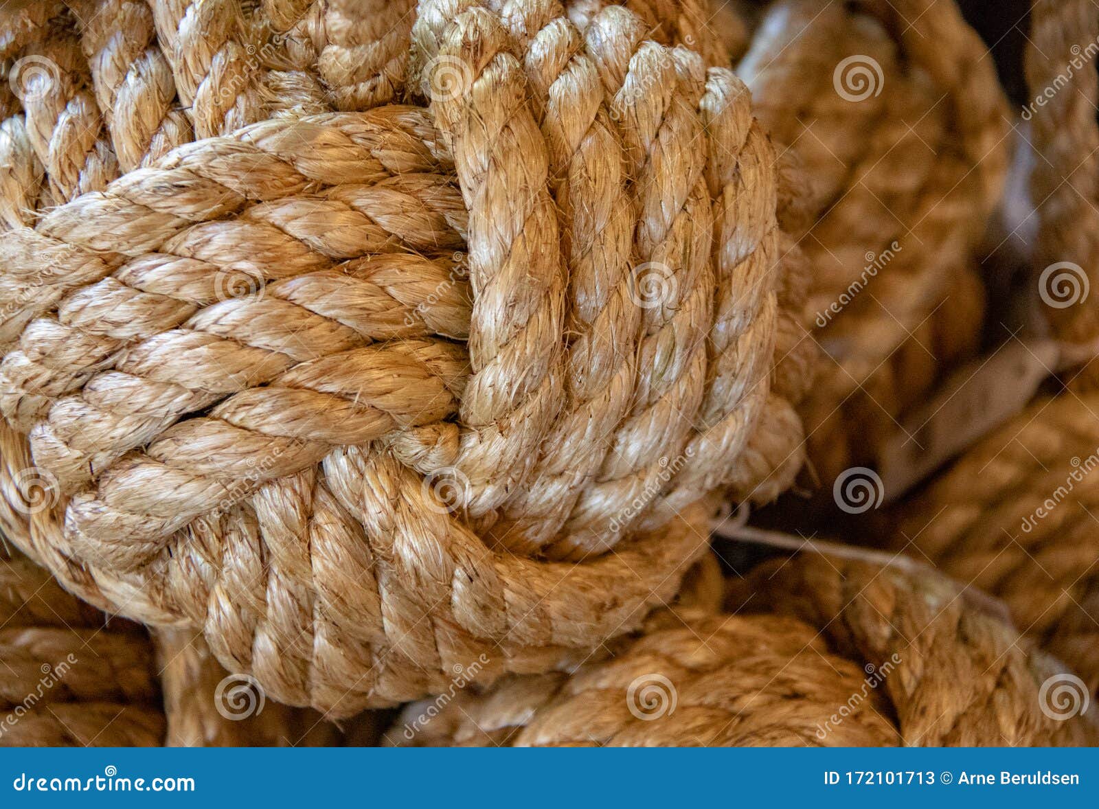 Tightly Woven Rope stock image. Image of brown, laguna - 172101713
