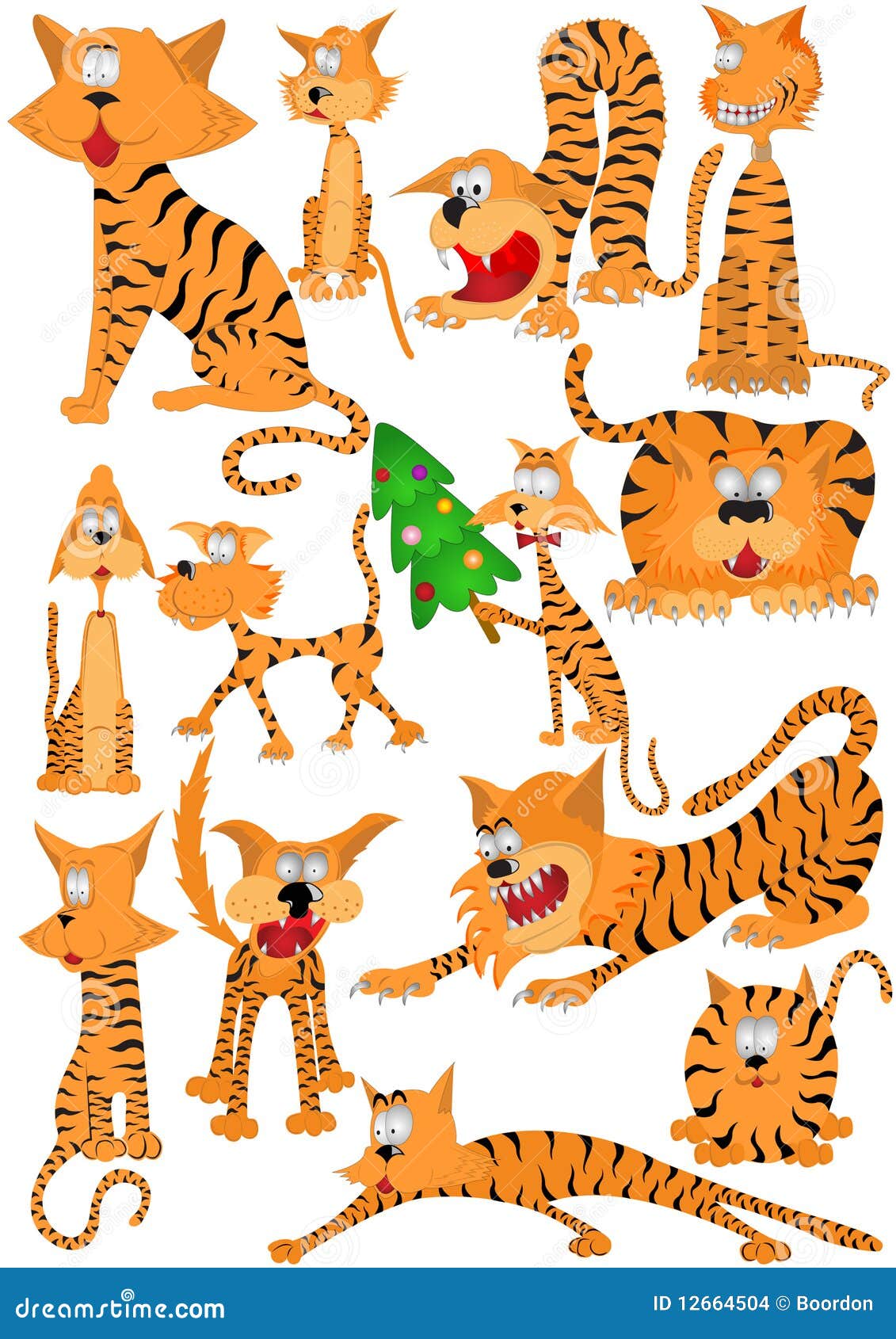 Tigre De Chat Illustration De Vecteur Illustration Du Tigres