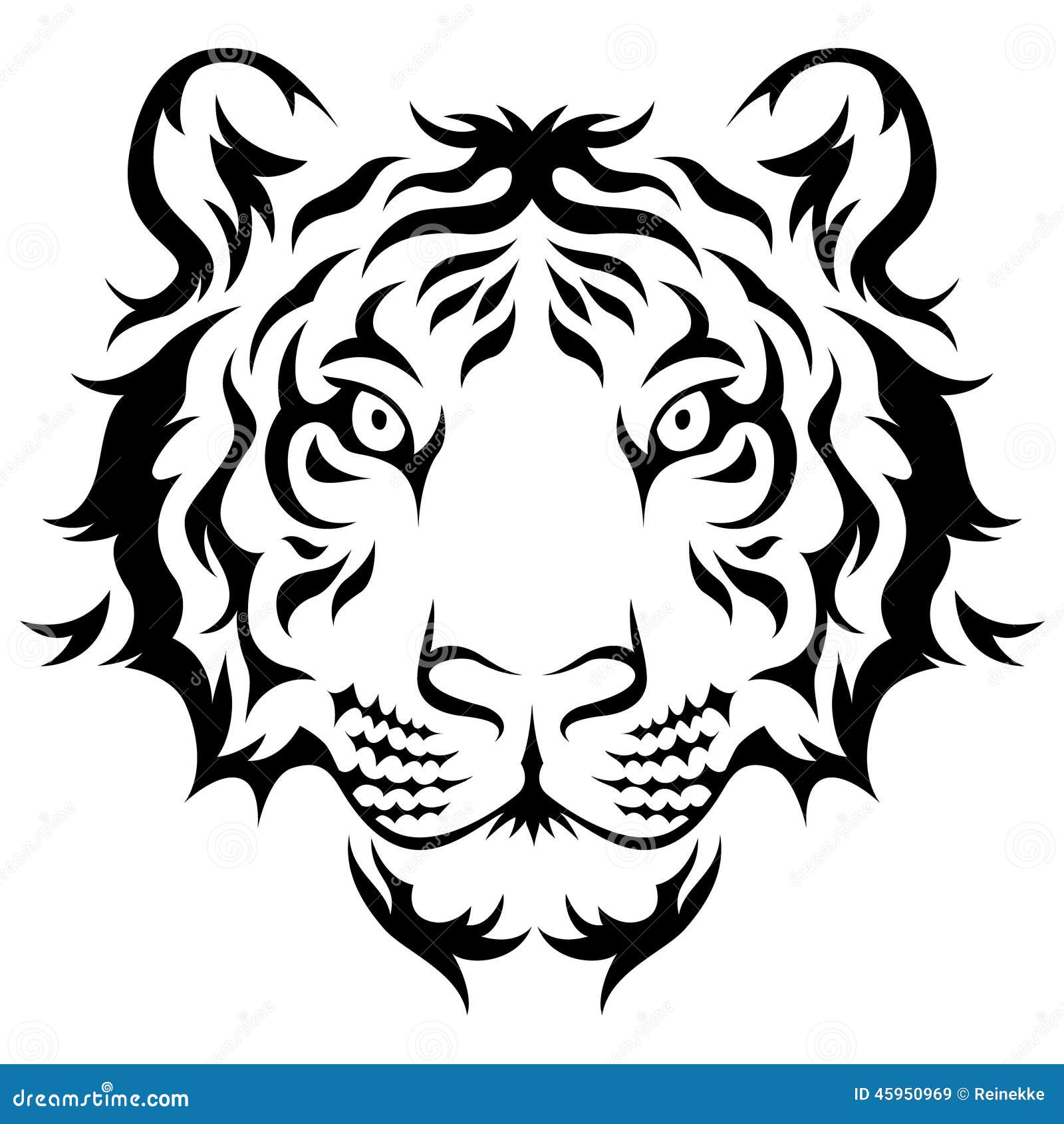 Tigre Tribal Illustration de Vecteur Image 45950969 Tigre Tribal Illustration de Vecteur Image 45950969