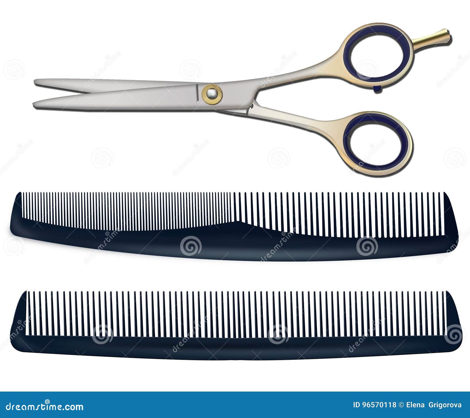 Amazoncom Juego de 4 peines para el pelo incluye peine de peluquería con  parte superior plana cepillo de plumero para el cuello peine cónico y  peine de corte de fibra de carbono