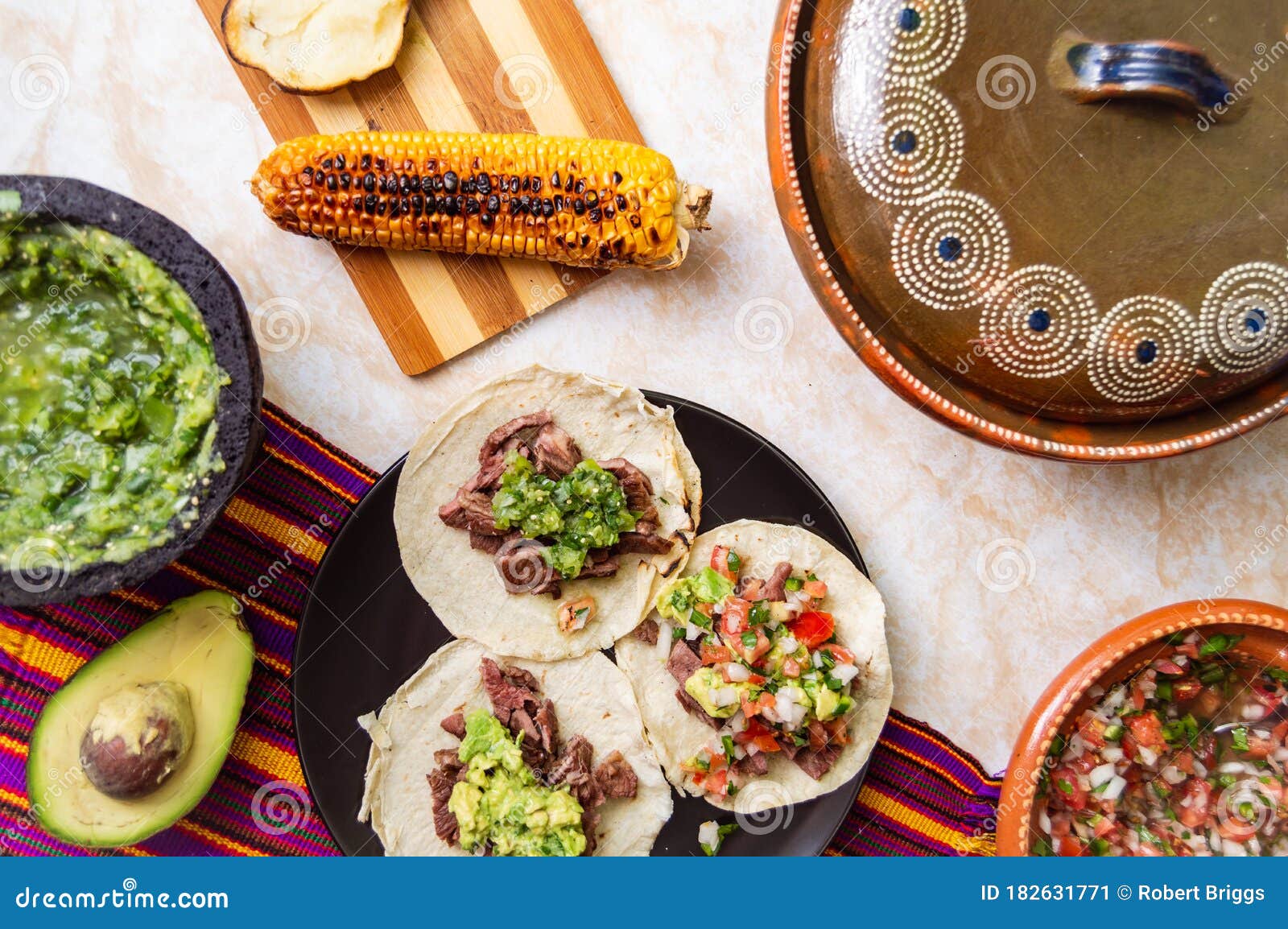 tijuana grilled beef tacos, mexican carne asada tacos