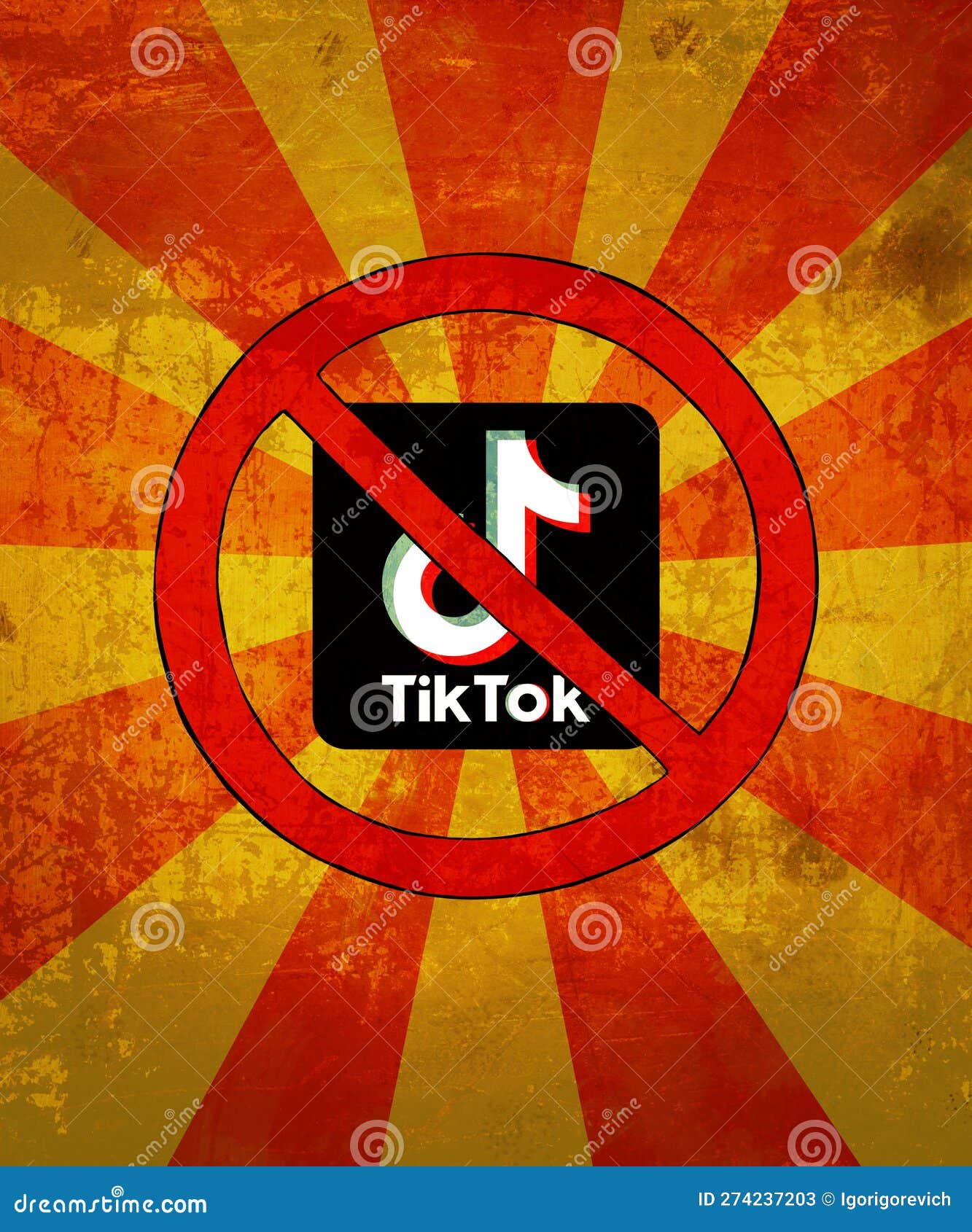 Tik Tok banned editorial stock photo. Image of hacker 274237203
