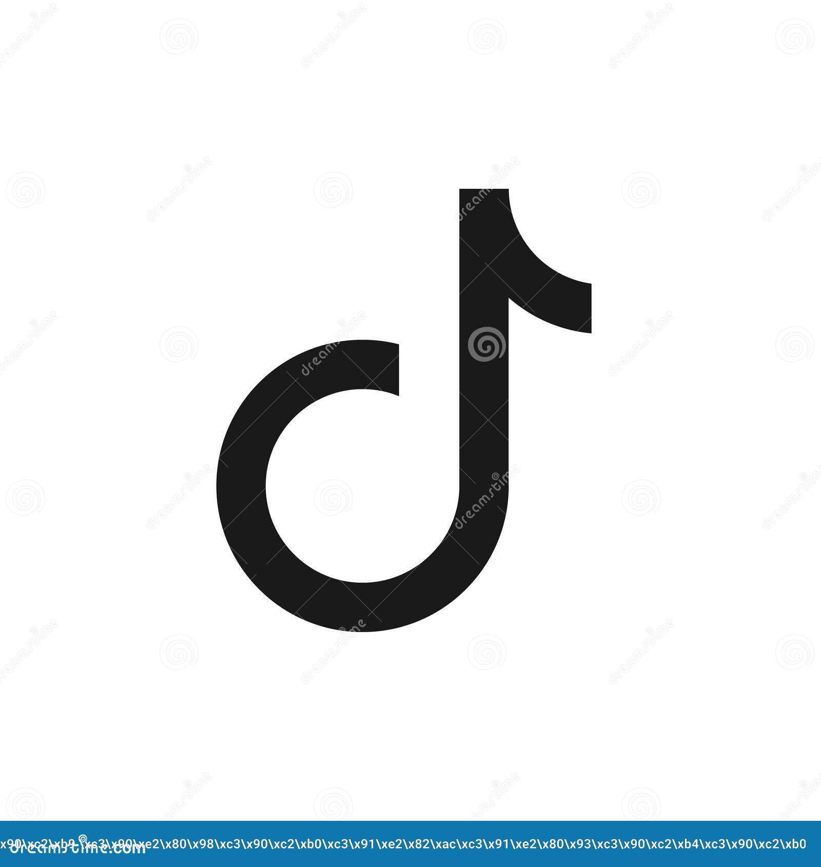 Tik Tok Vector Icon. Music Symbol Illustration Isolated on White Stock  Vector - Illustration of concept, color: 193452023