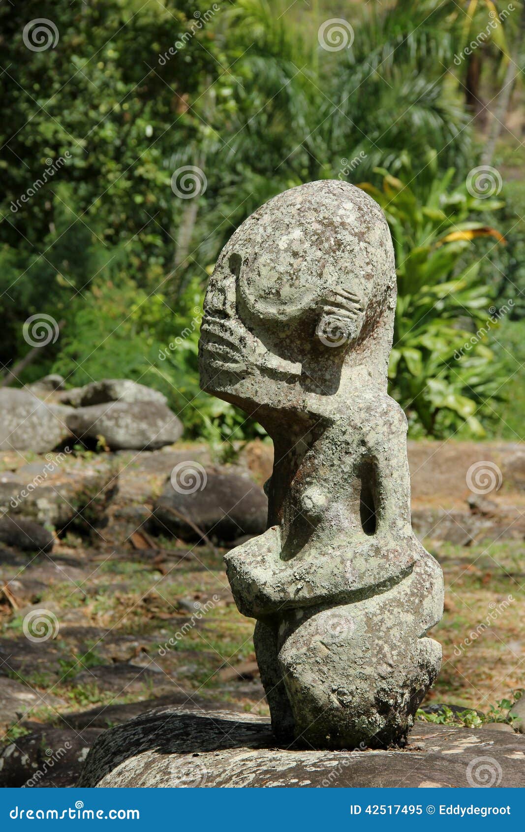 Tiki stock image. Image of tahiti, marquesas, outdoor - 42517495