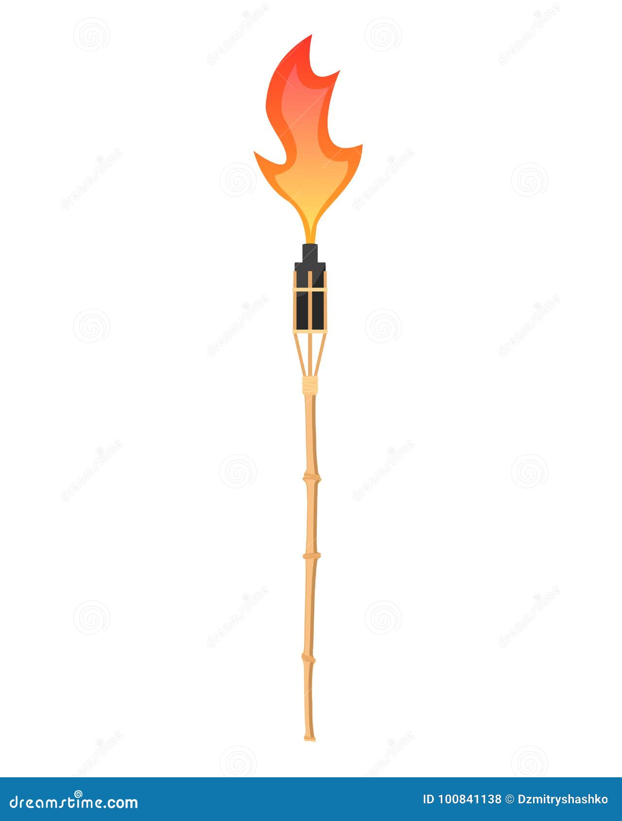 Bamboo Torch Clipart