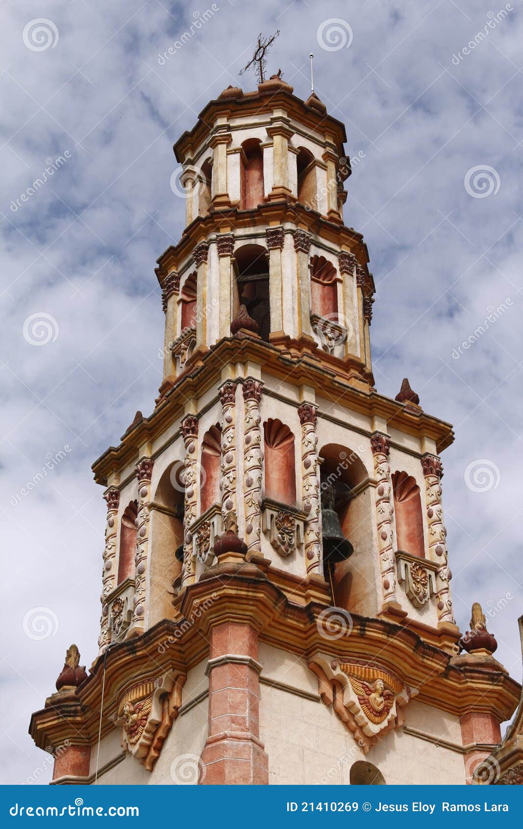 belfry in tilaco  mission near jalpan de serra in queretaro, mexico