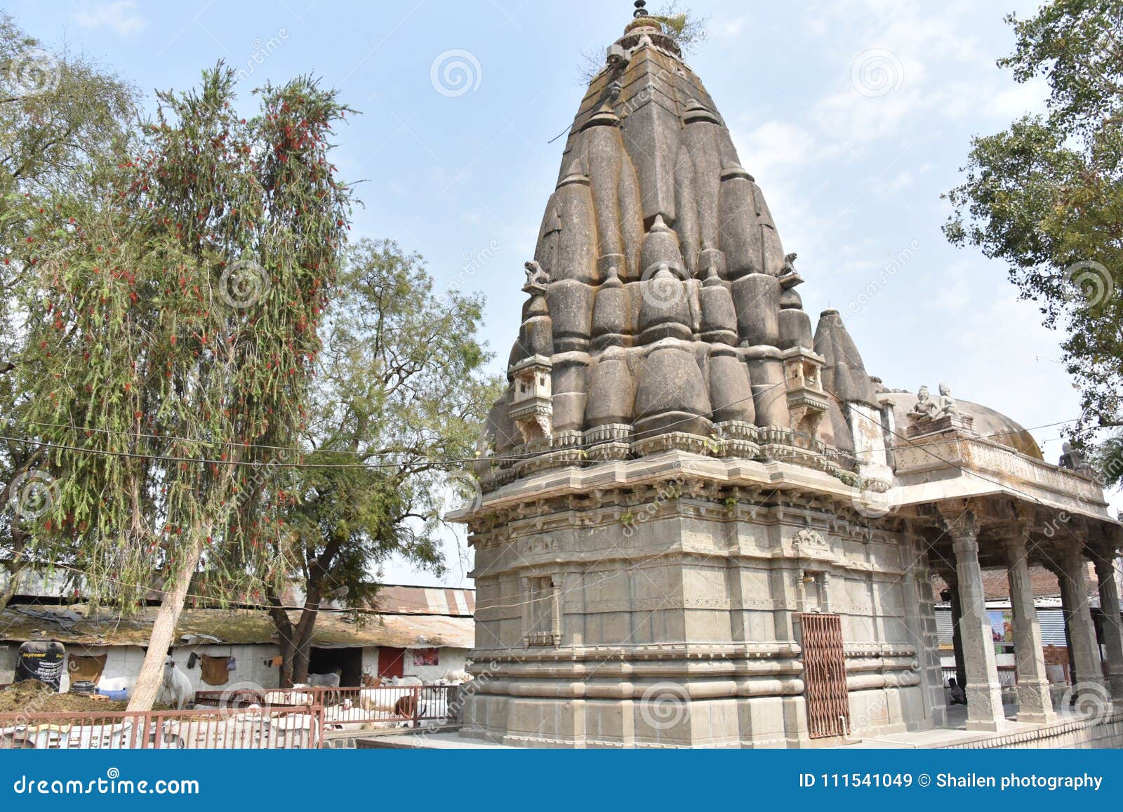 Tilakeshwar Mahadev Temple Ujjain, Madhya Pradesh Stock Image - Image