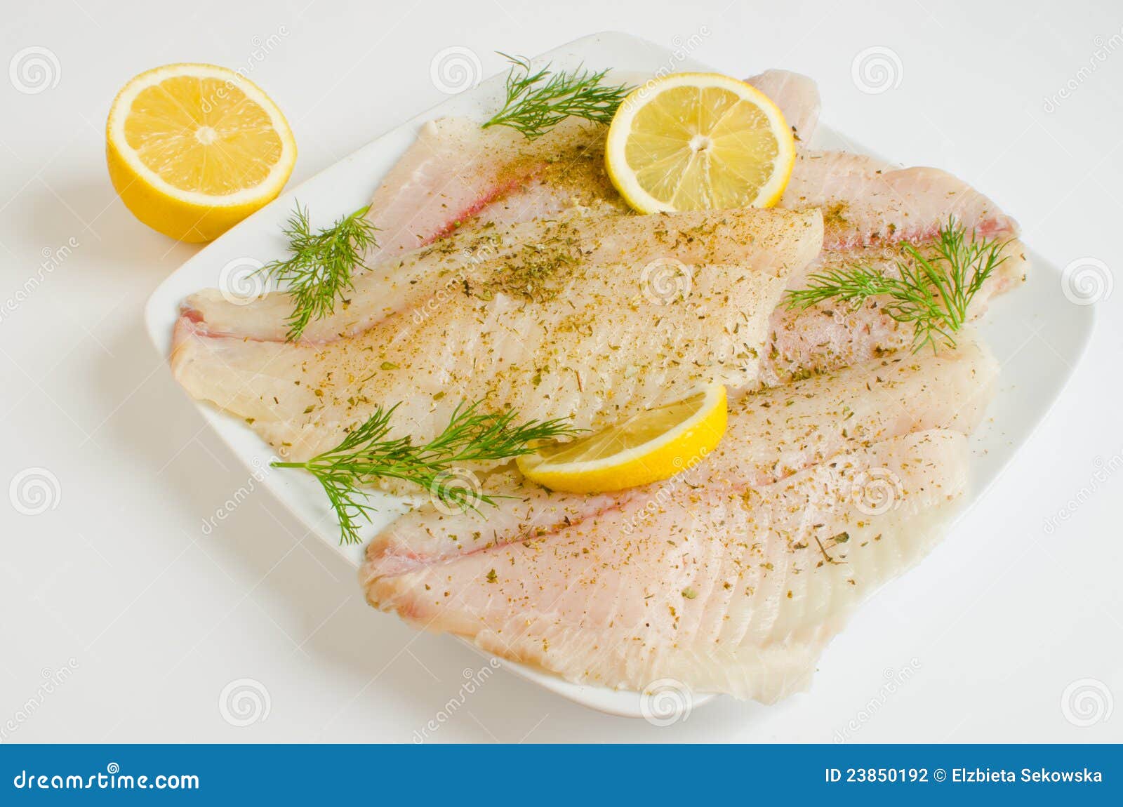 Tilapia marinated stock photo. Image of background, tilapia 23850192