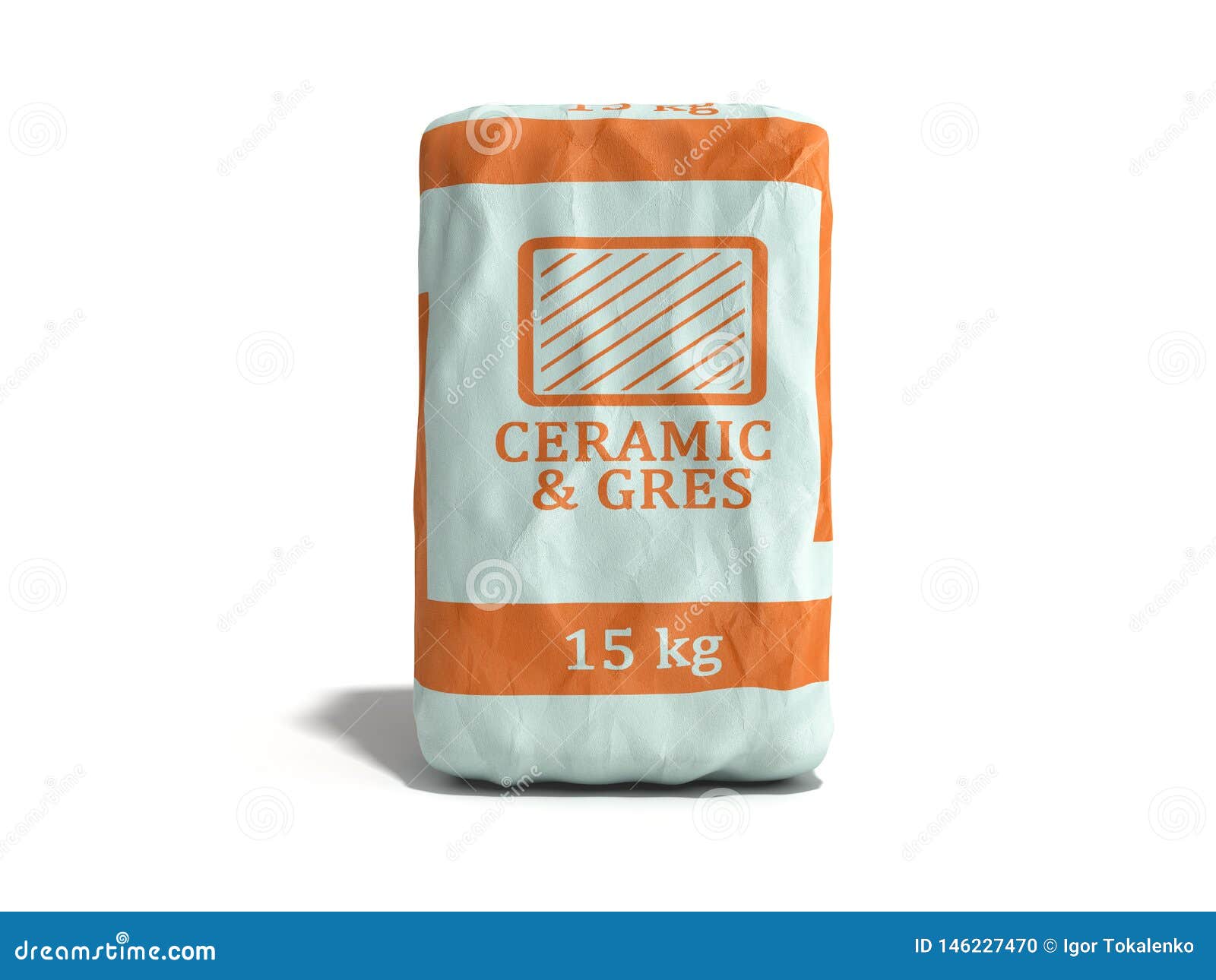 Tile Adhesive in the Package Ceramic Glue 3d Render on White Stock  Illustration - Illustration of concrete, bathroom: 146227470