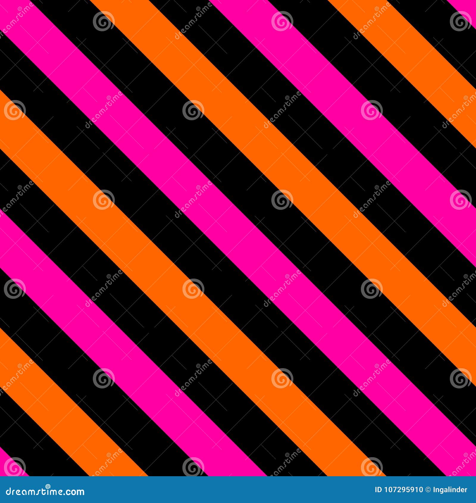 Tile neon pink and orange stripes pattern Vector Image