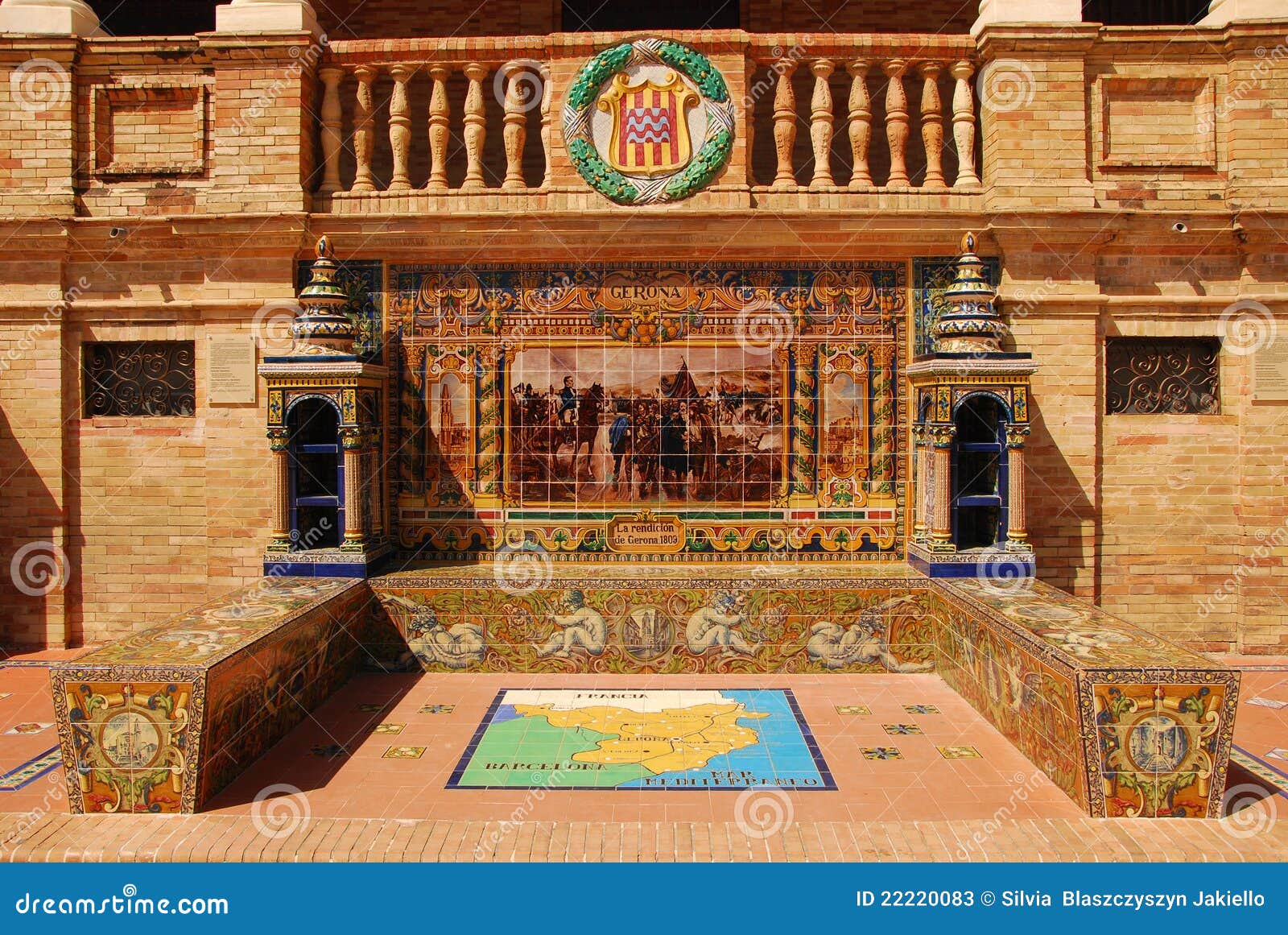 Tile Painting, Spanish Square Stock Image Image of espanol, history