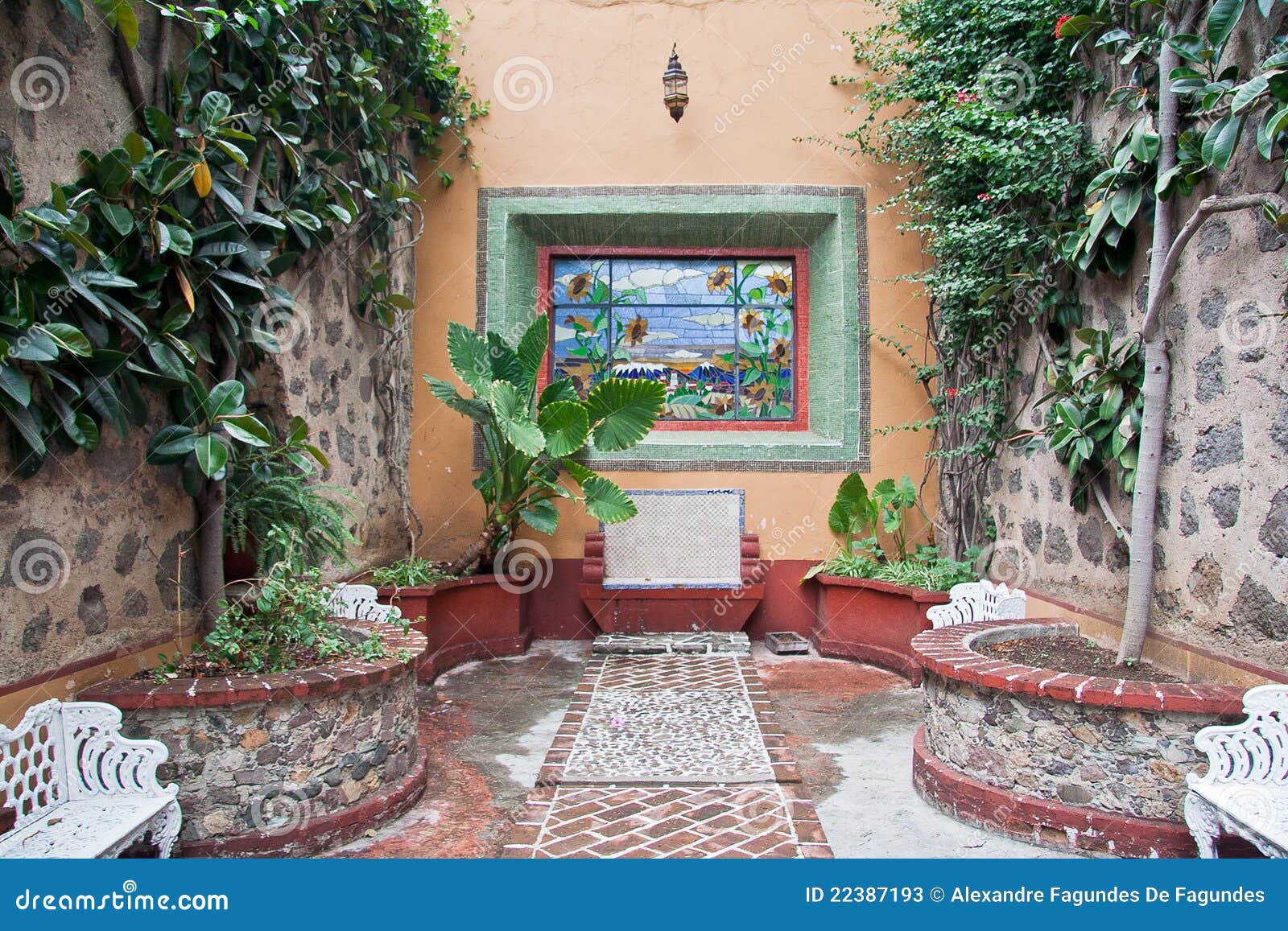 Tile on a Wall Guanajuato Mexico Stock Image Image of mexico, america