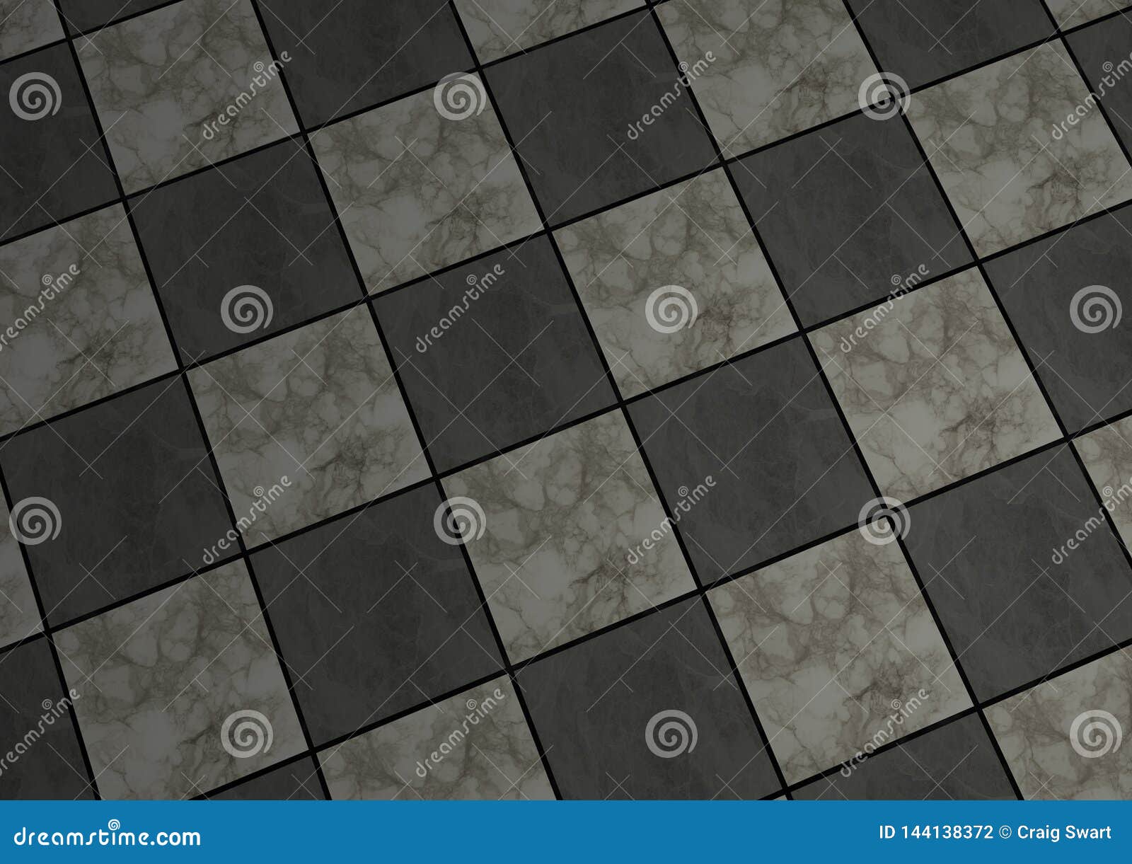 Tiled Marble Floor Stock Illustration Illustration Of Tiles