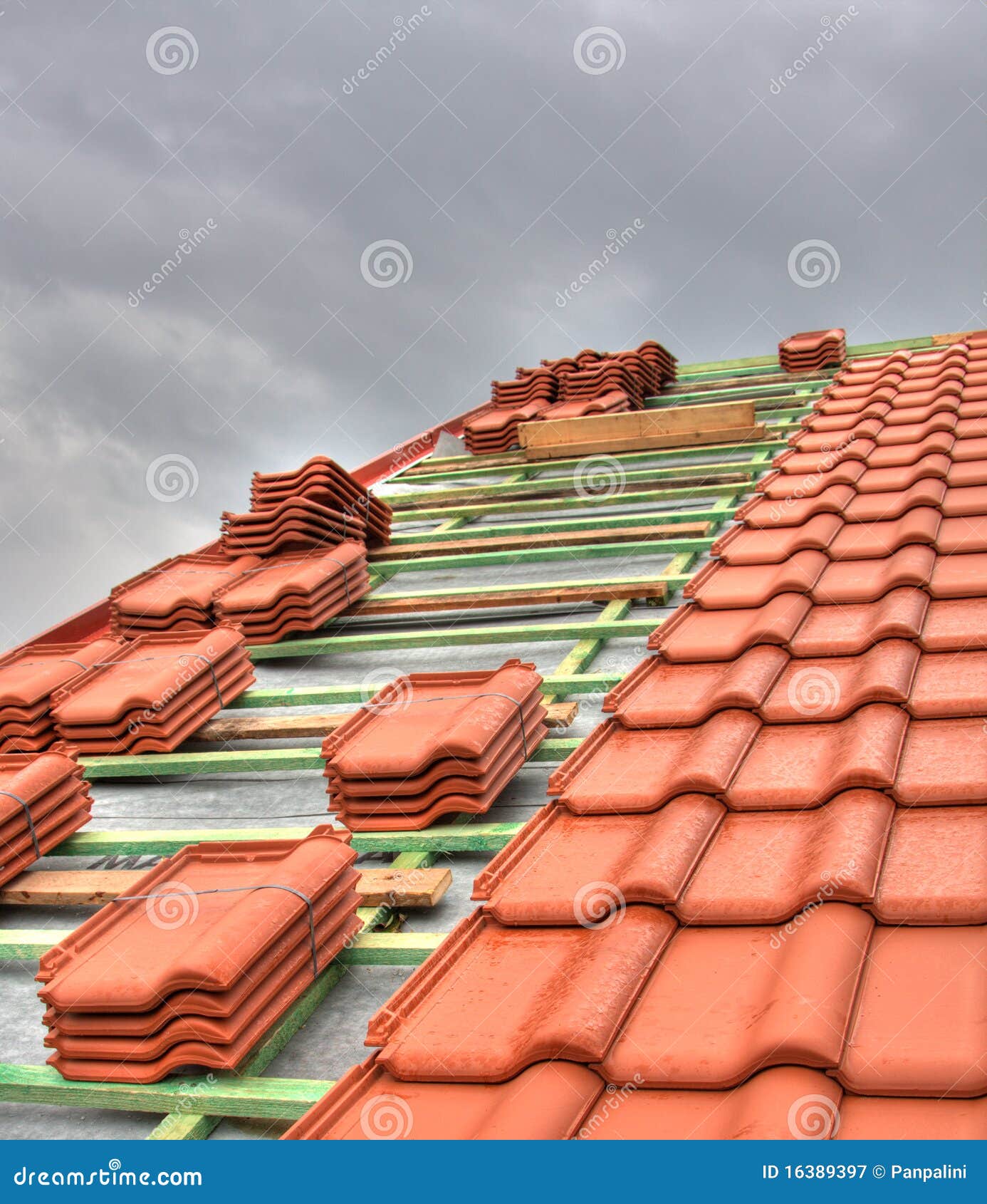 tiled roof