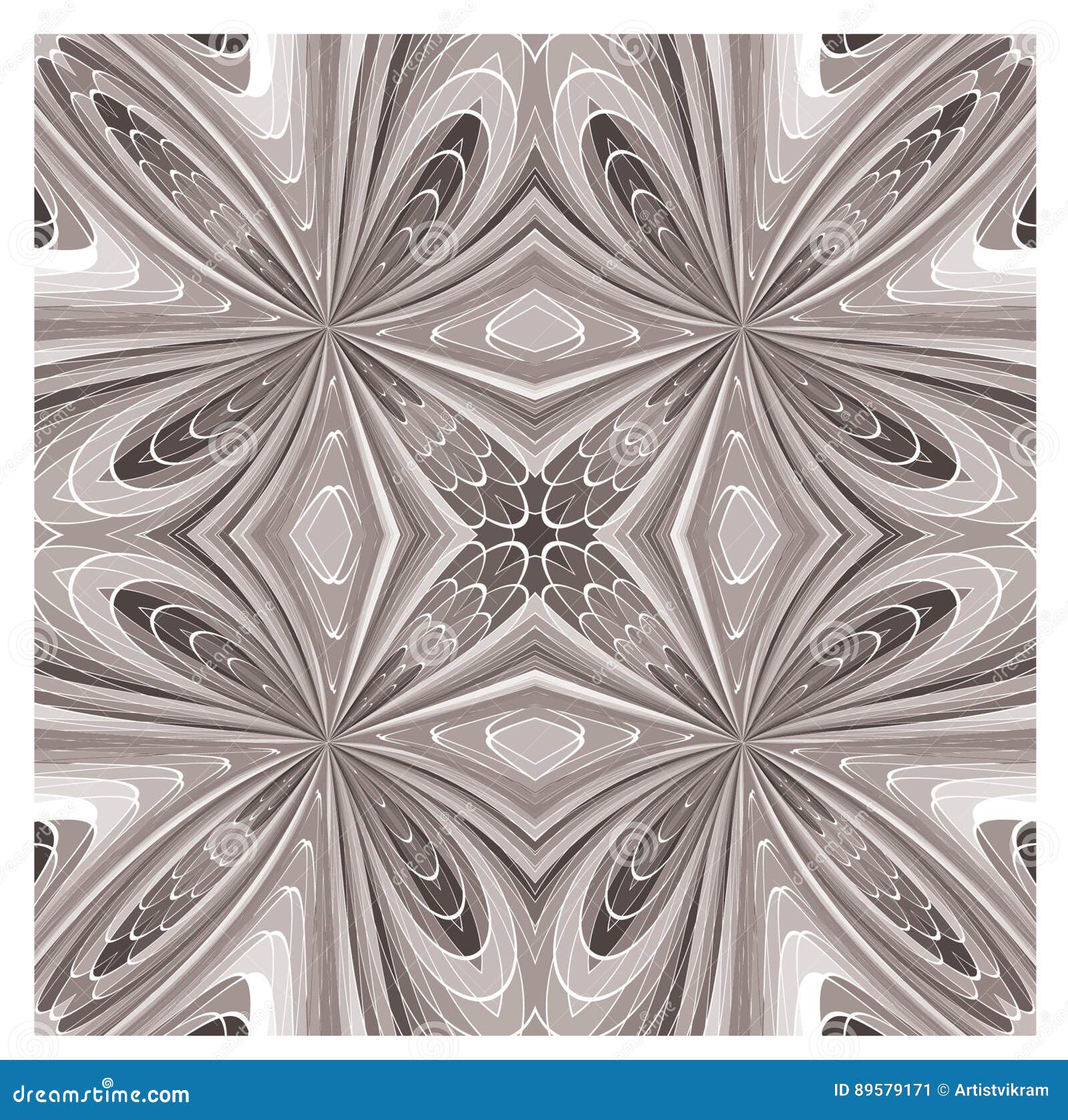 Tiles Design Decorative Art Stock Illustration Illustration of