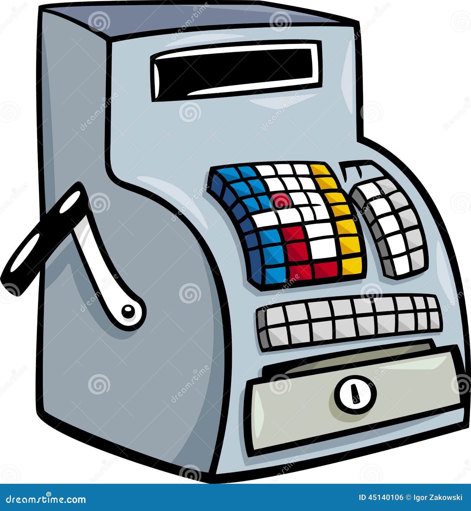 till or cash register cartoon clip art