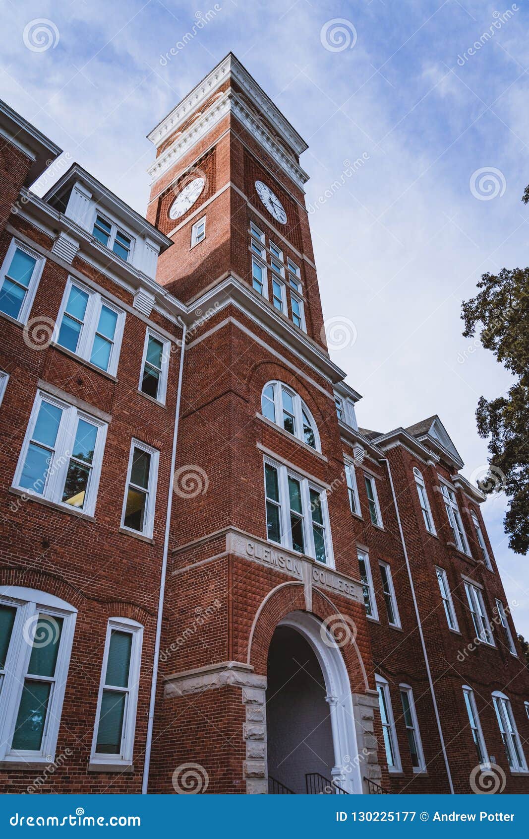 Tillman Hall in Clemson, SC in the Fall Stock Image Image of outside