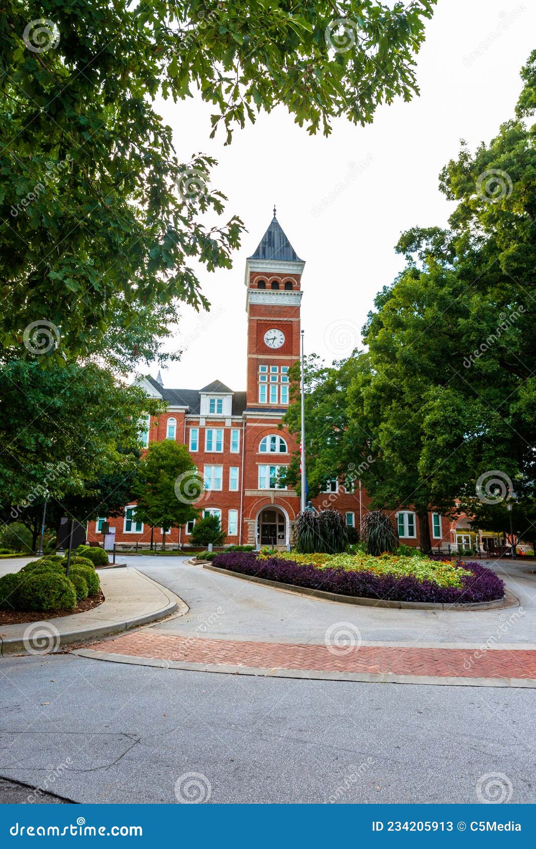 Tillman Hall on the Clemson University Campus Stock Image Image of