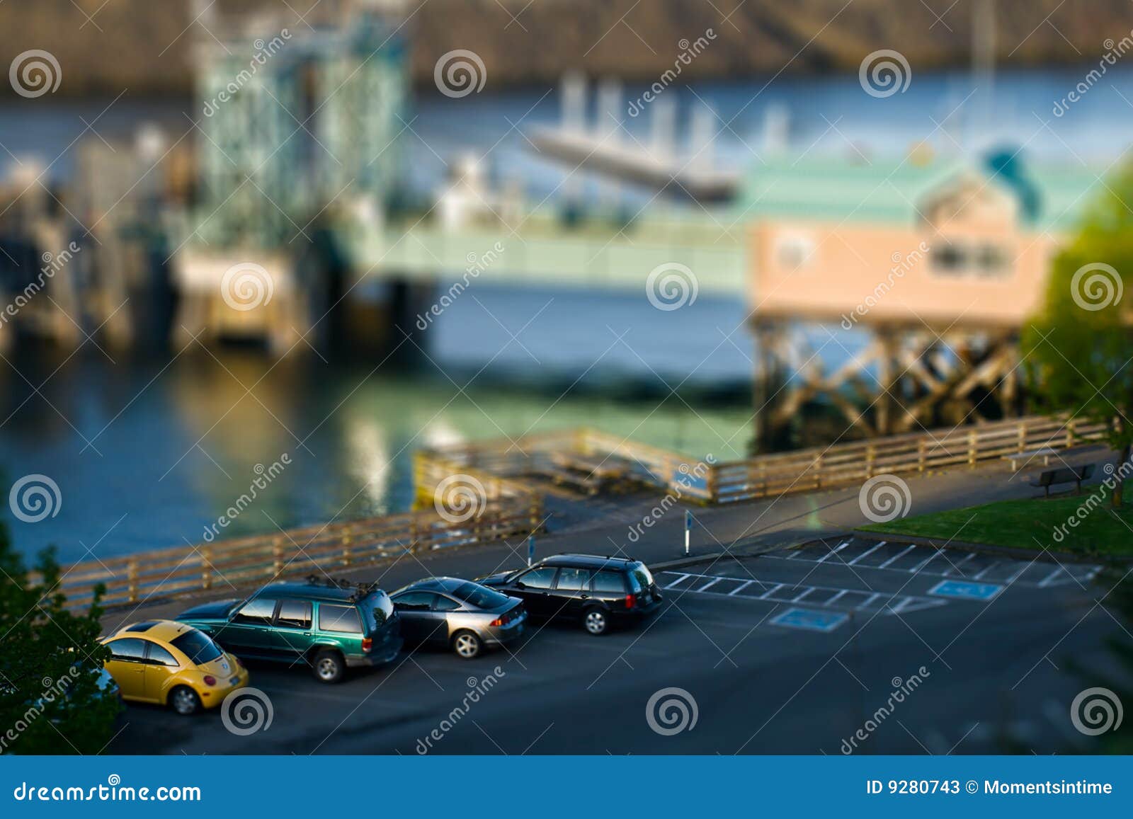 Tilt Shift Parking stock image. Image of parking, cars 9280743