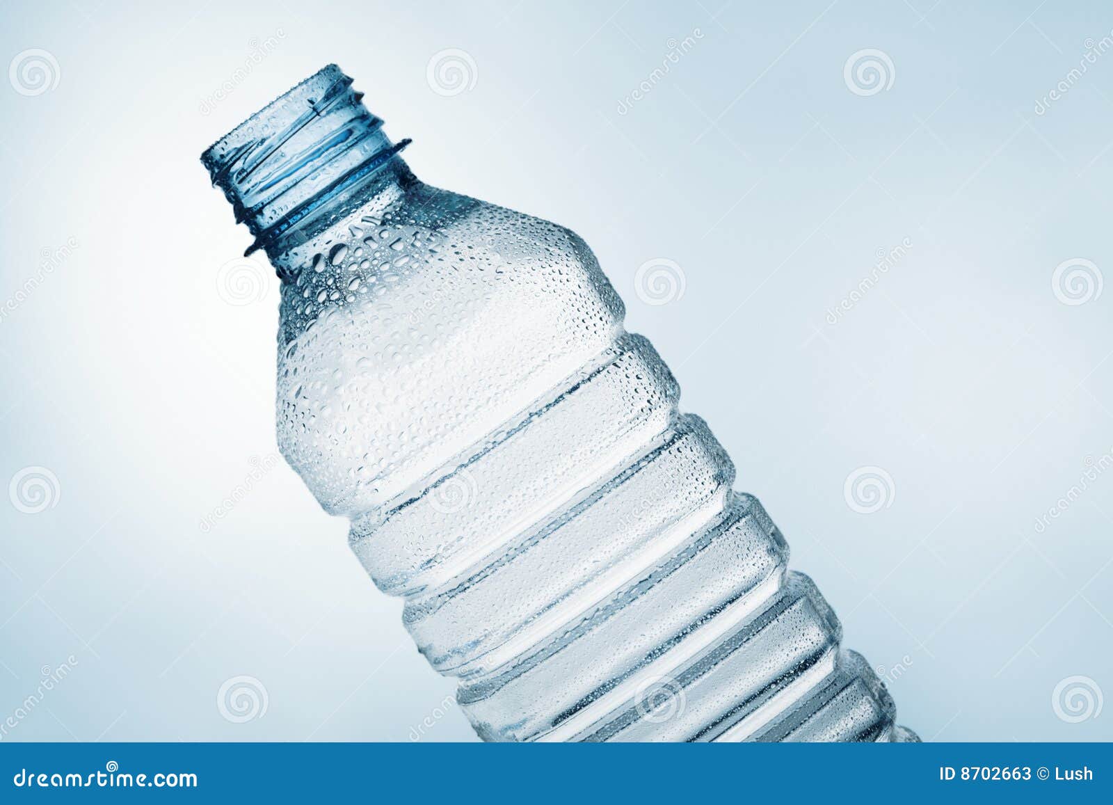 Tilt water bottle stock image. Image of fresh, droplet 8702663