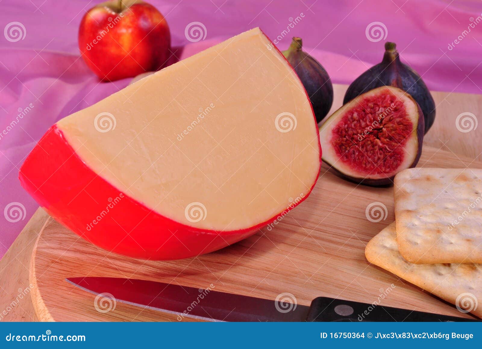 Timber Board with Organic Gouda Cheese Stock Photo Image of appetizer