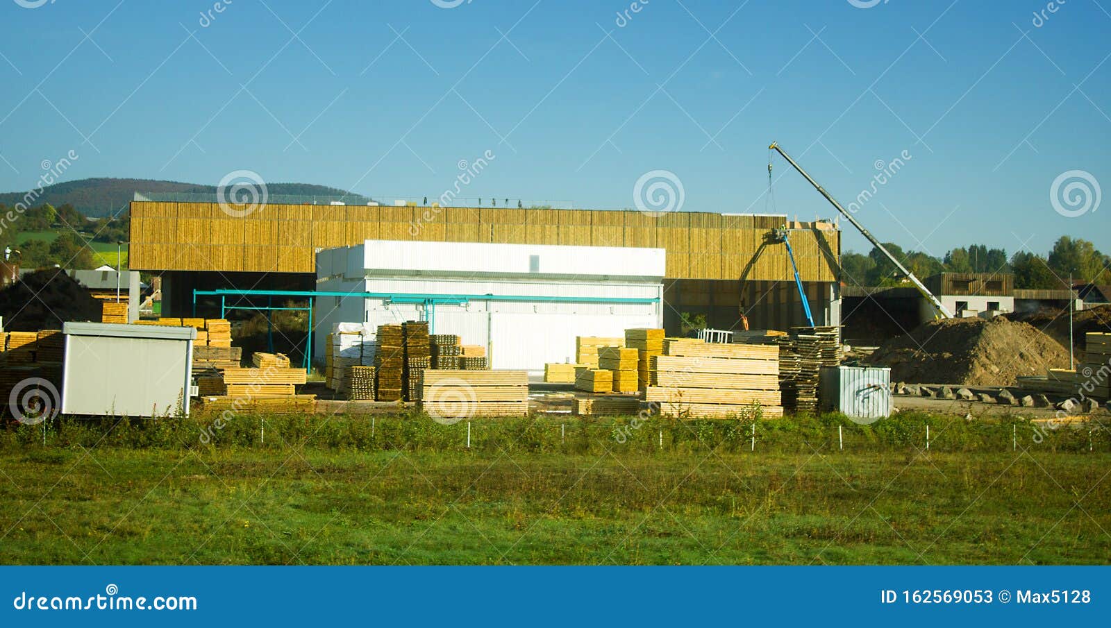 Timber depot stock image. Image of lumbering, harvest 162569053