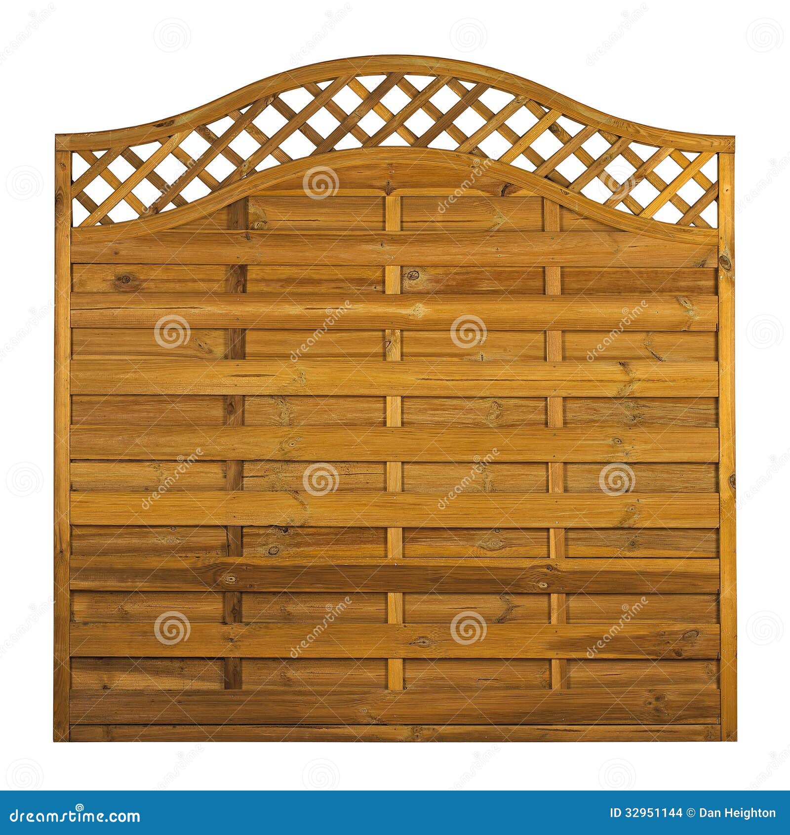 timber garden fance panel