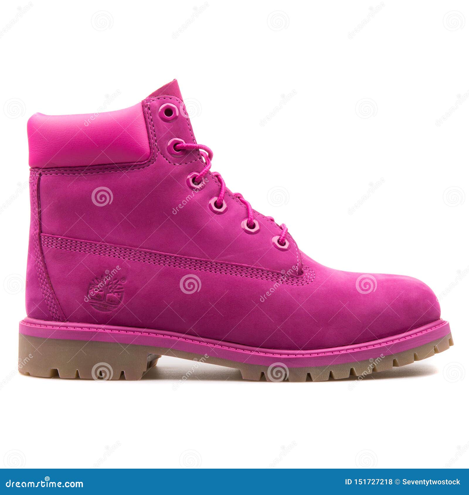 pink and purple timberlands