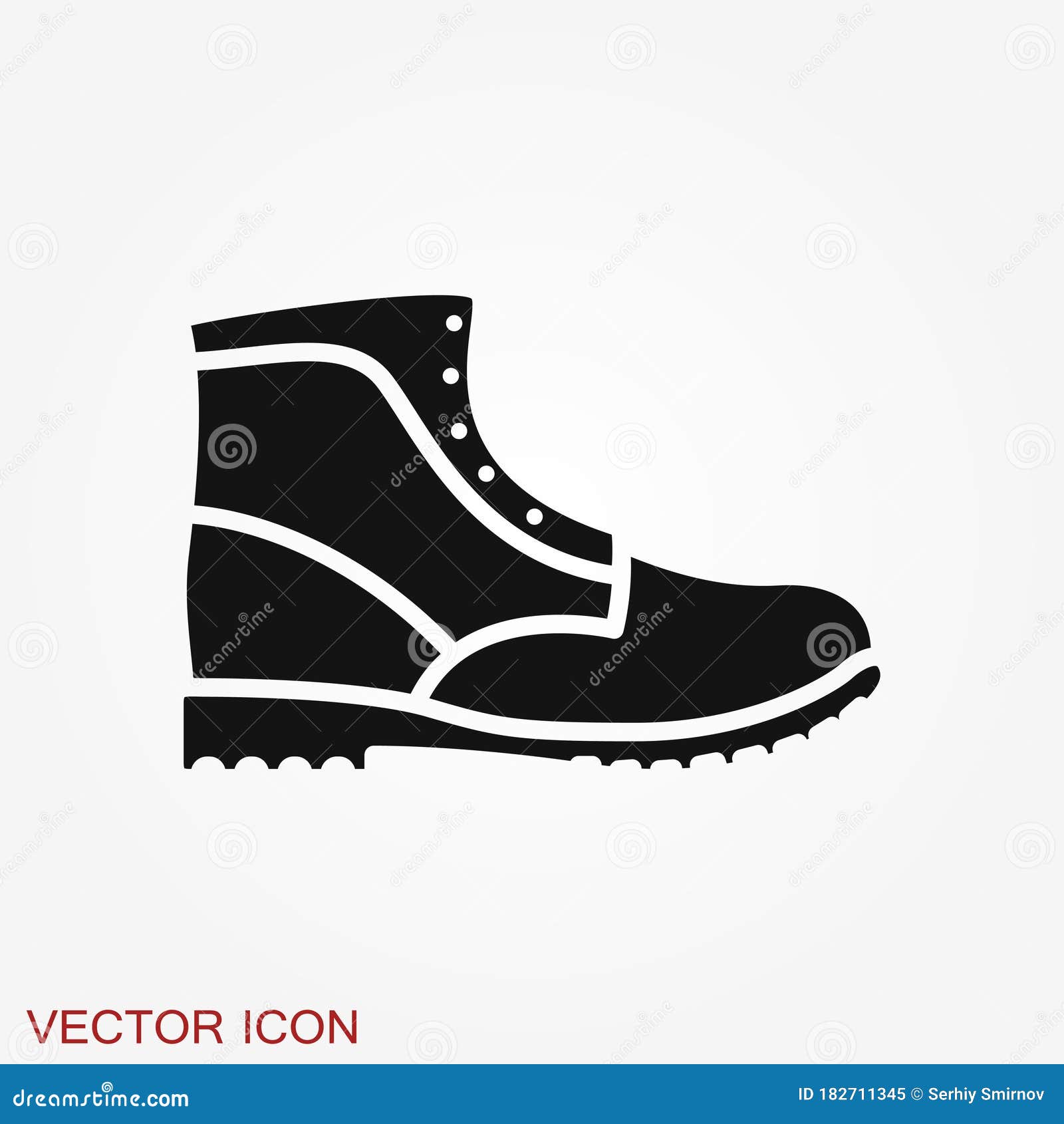 Timberland Vector Icon. Minimalist Vector Illustration Of Unisex Modern ...