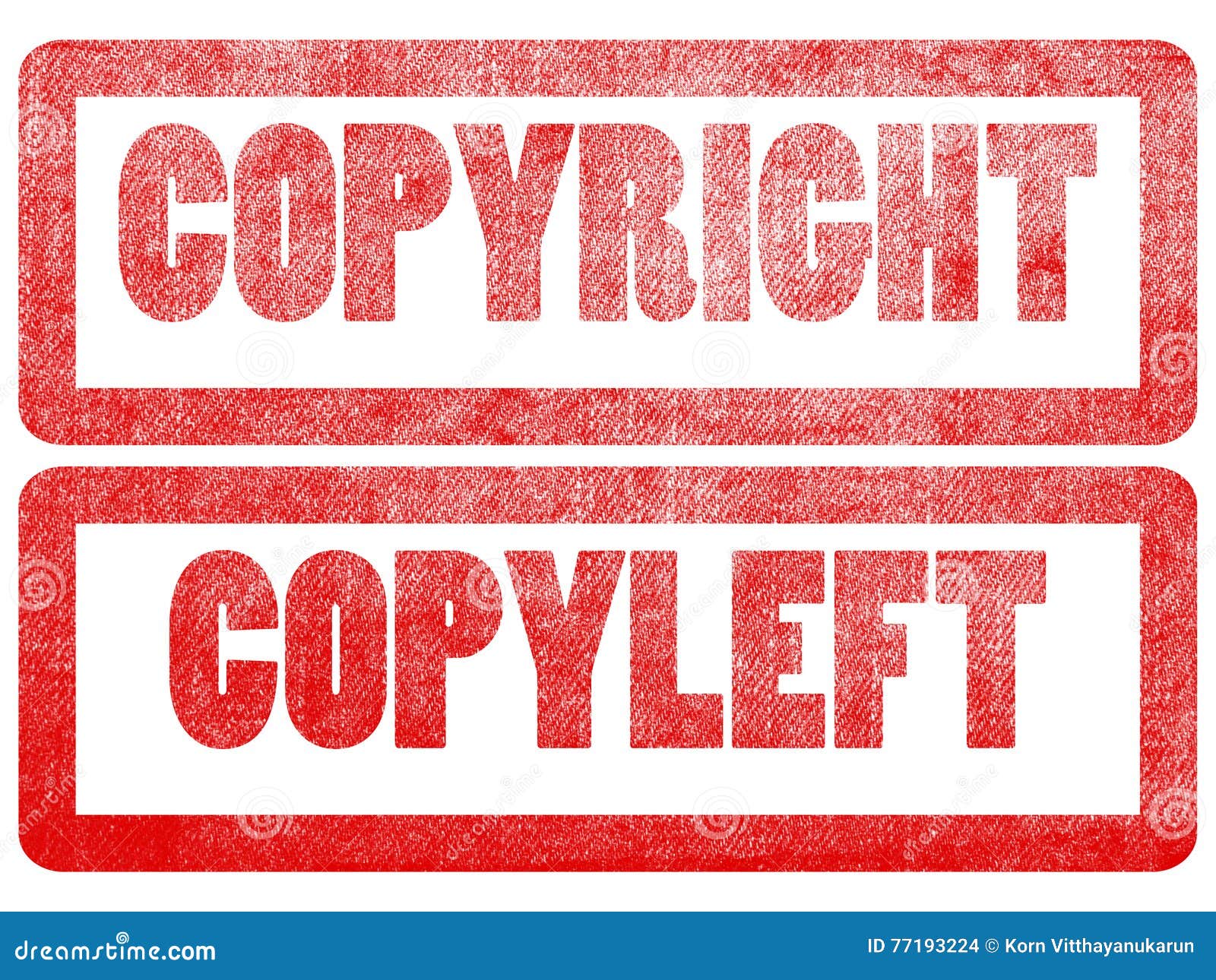 Timbre De Label Des Textes De Copyleft De Copyright Pour Des Documents