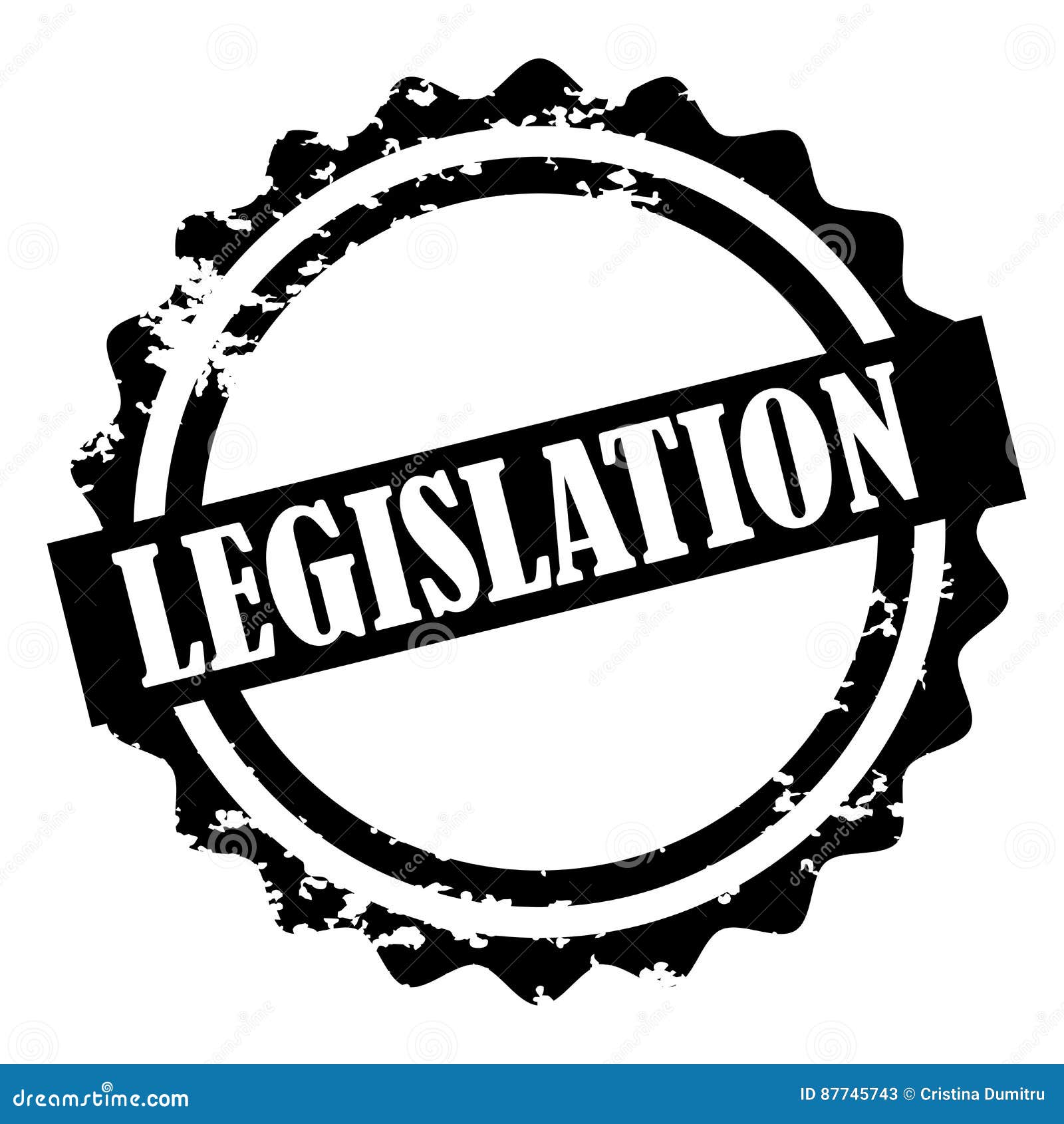 Timbre de législation illustration de vecteur. Illustration du