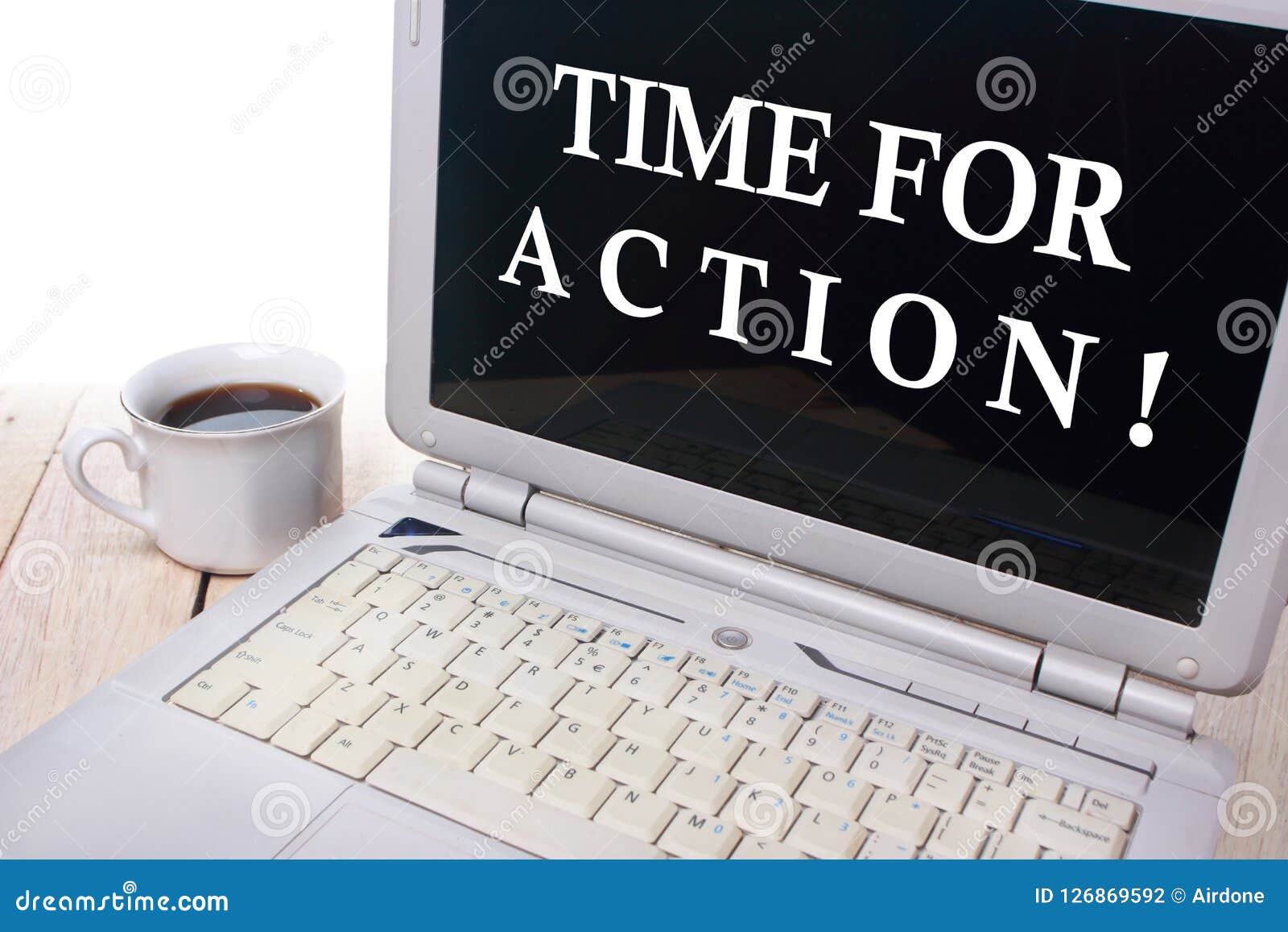 Time For Action Motivational Words Quotes Concept Stock Photo