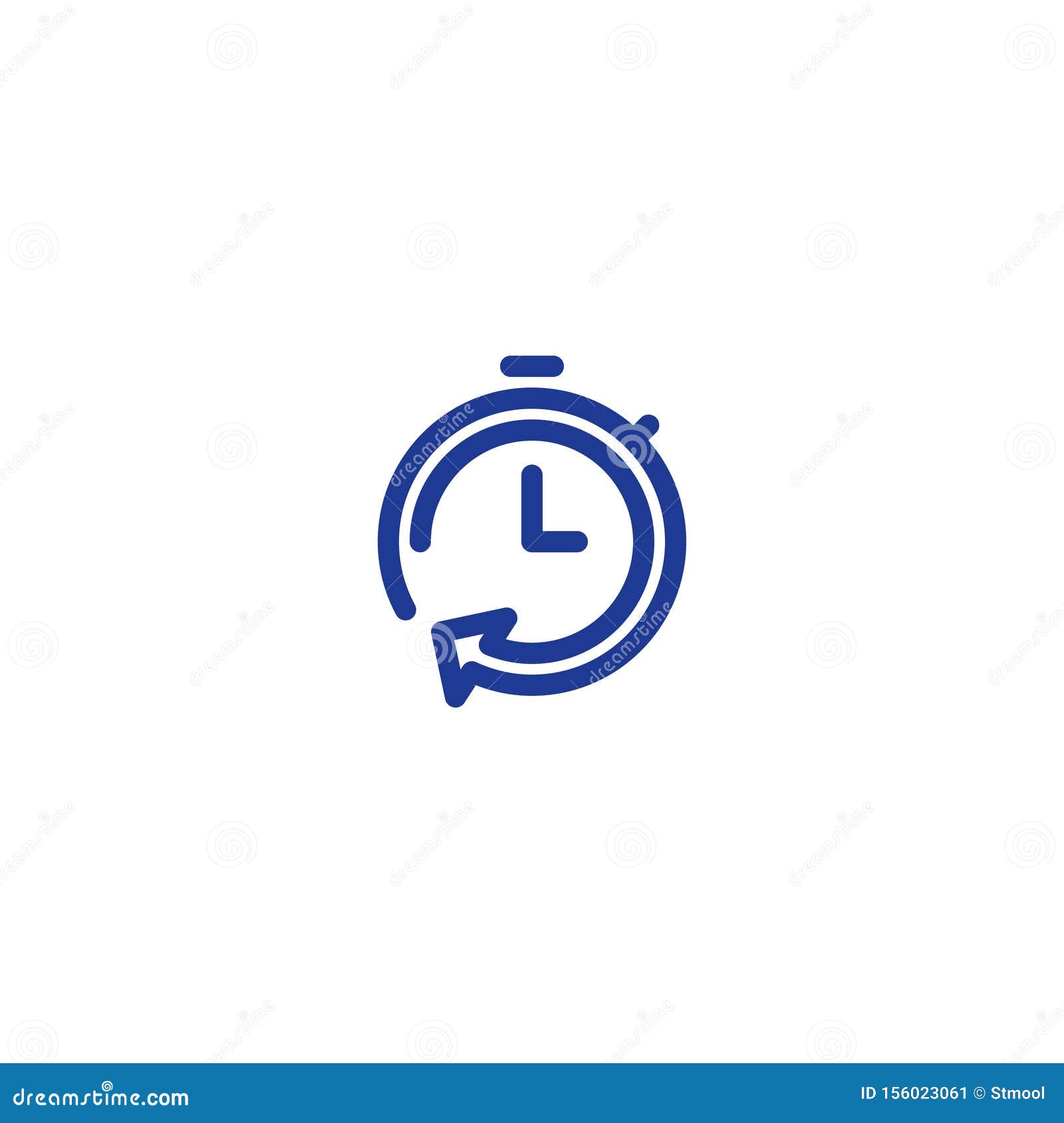 time clock line icon set, fast delivery, quick service, working hours