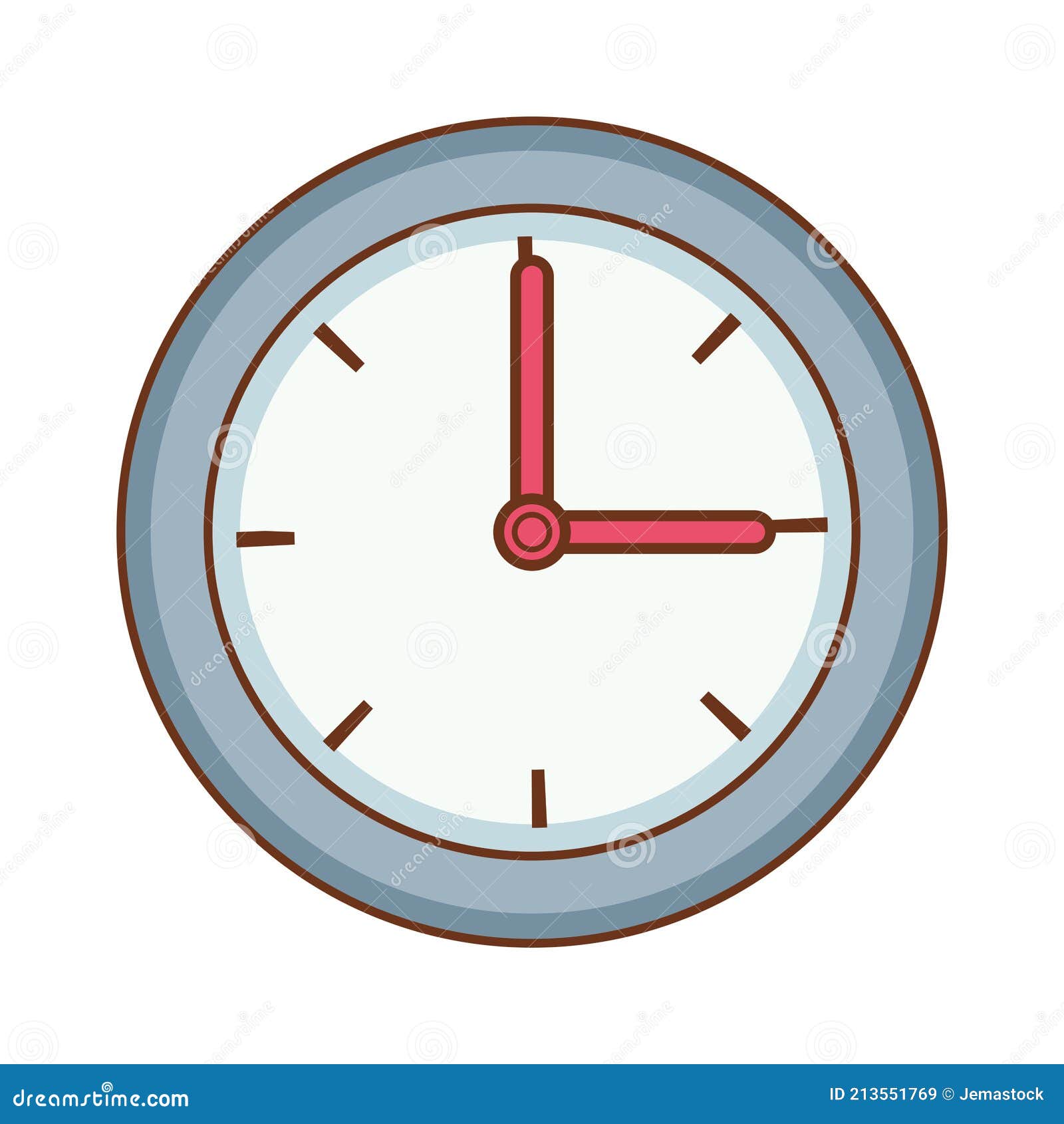 Time clock watch stock vector. Illustration of modern 213551769