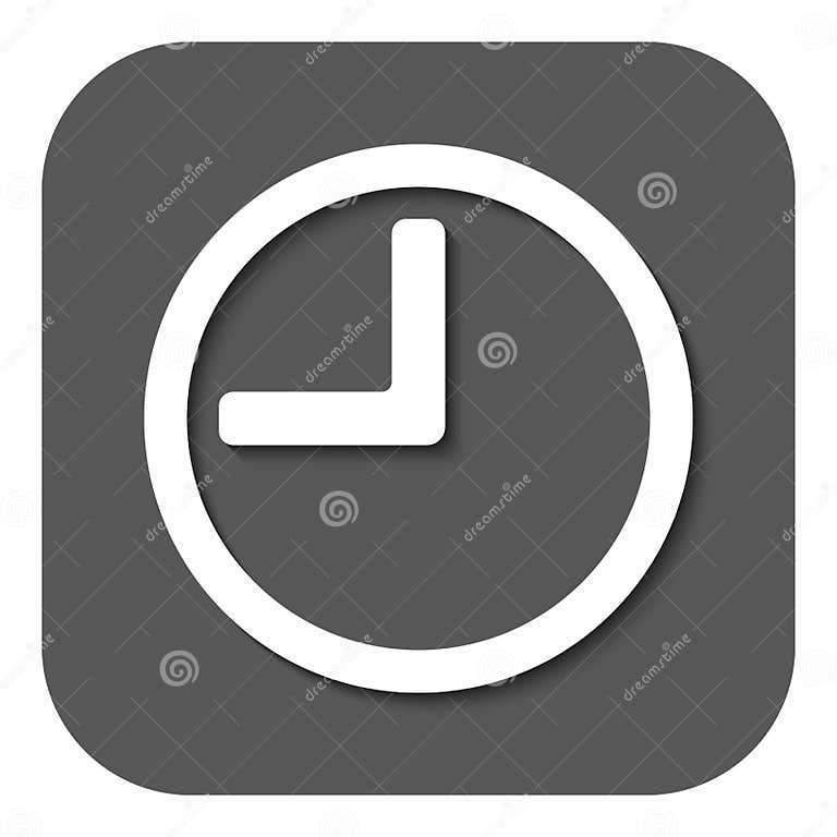 The Time Icon. Clock Sound Symbol Stock Vector Illustration of