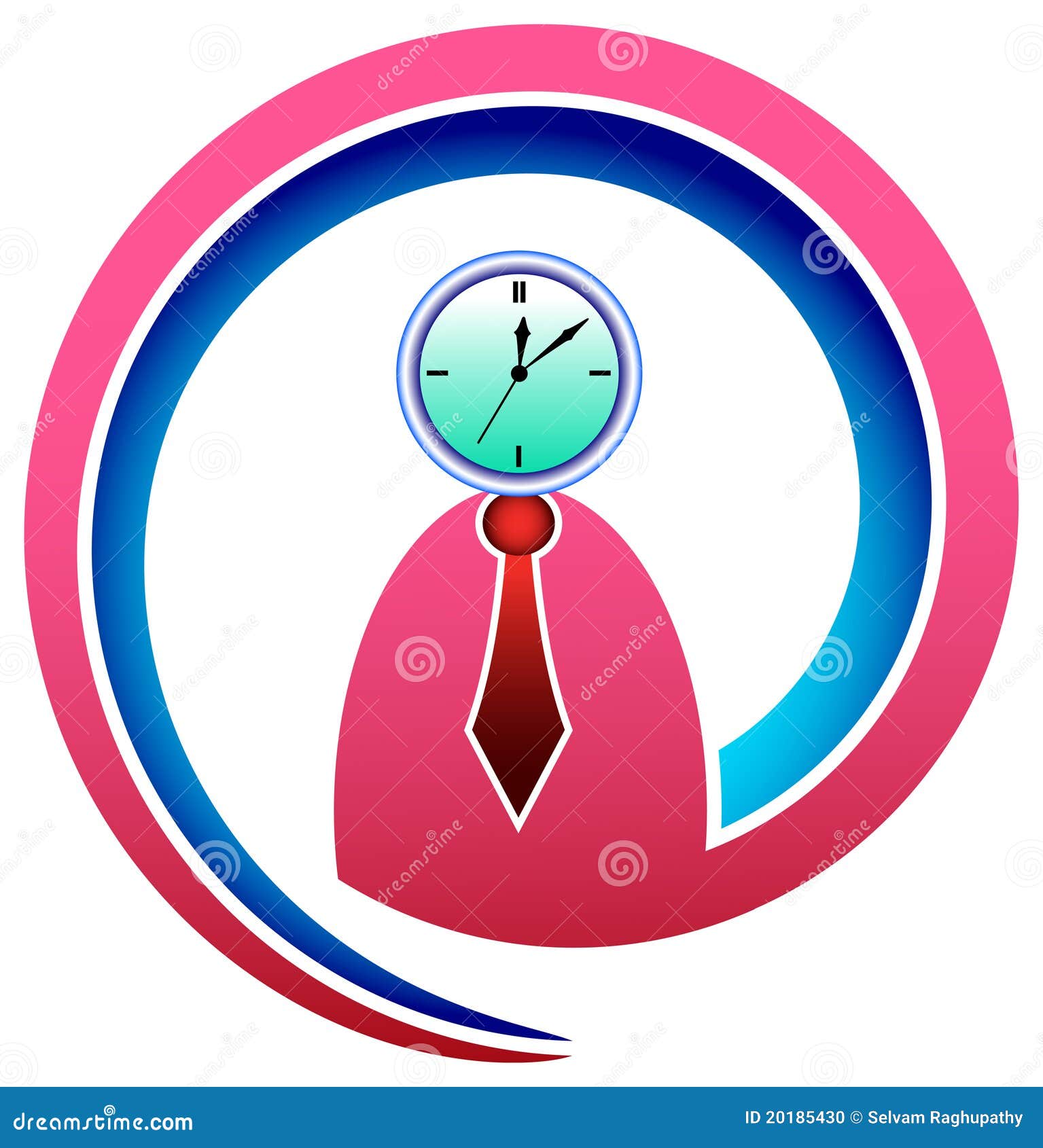 Time keeper stock vector. Illustration of design, round 20185430