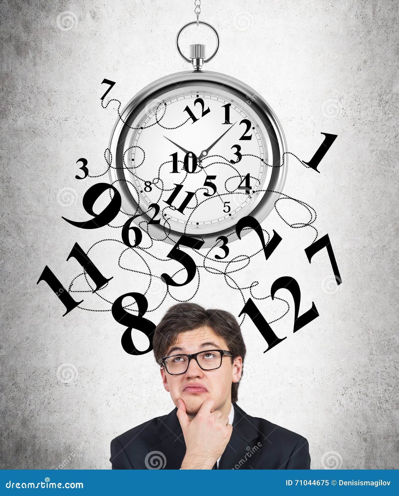 Time Management Funny Expression Stock Image Image of challenge