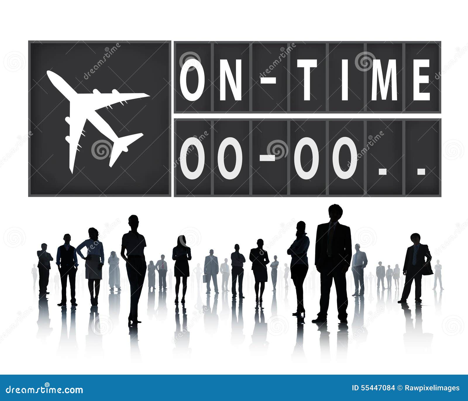 on time punctual efficiency organization management concept