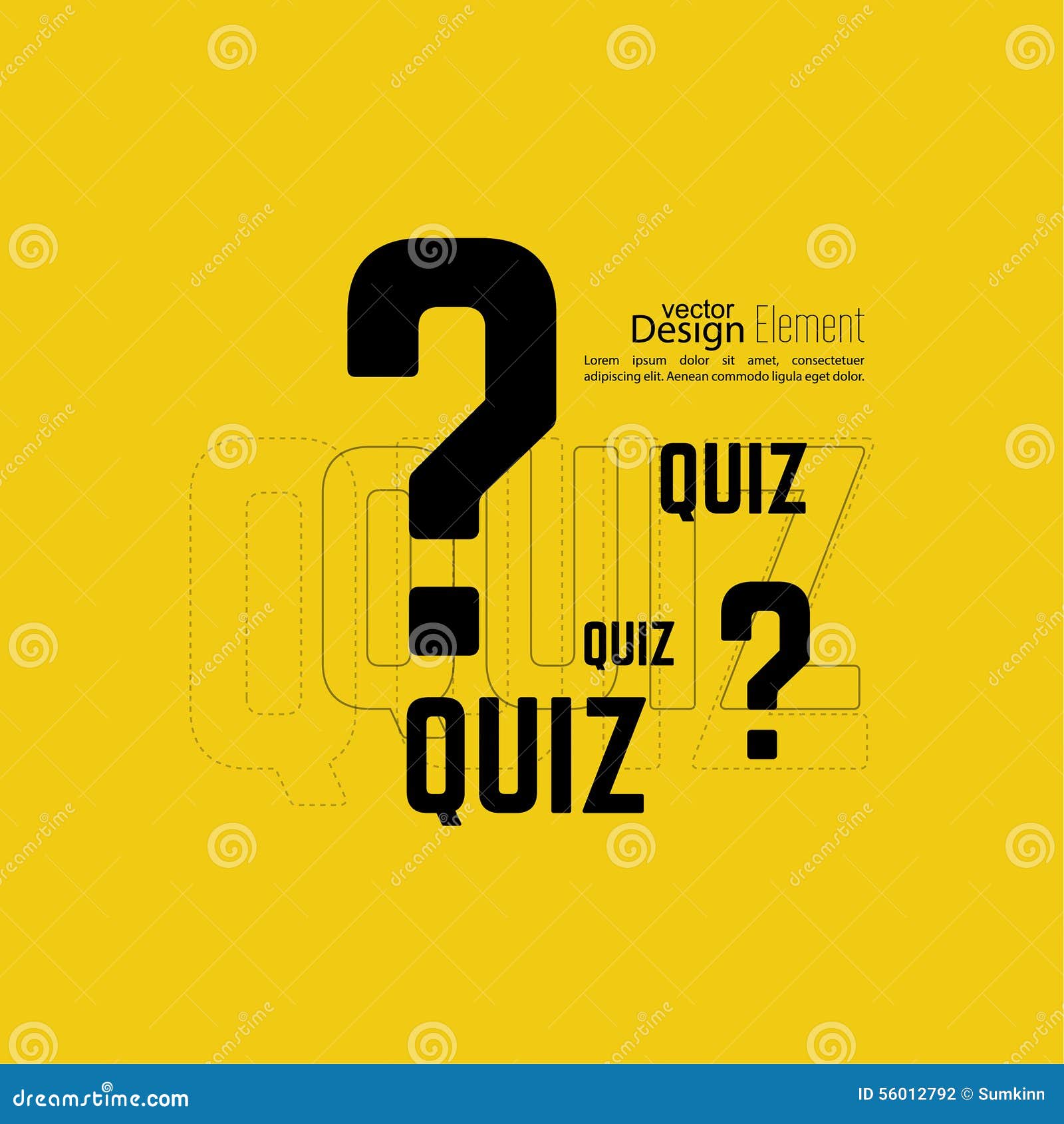 Time For Questions And Answers Stock Vector Image 56012792