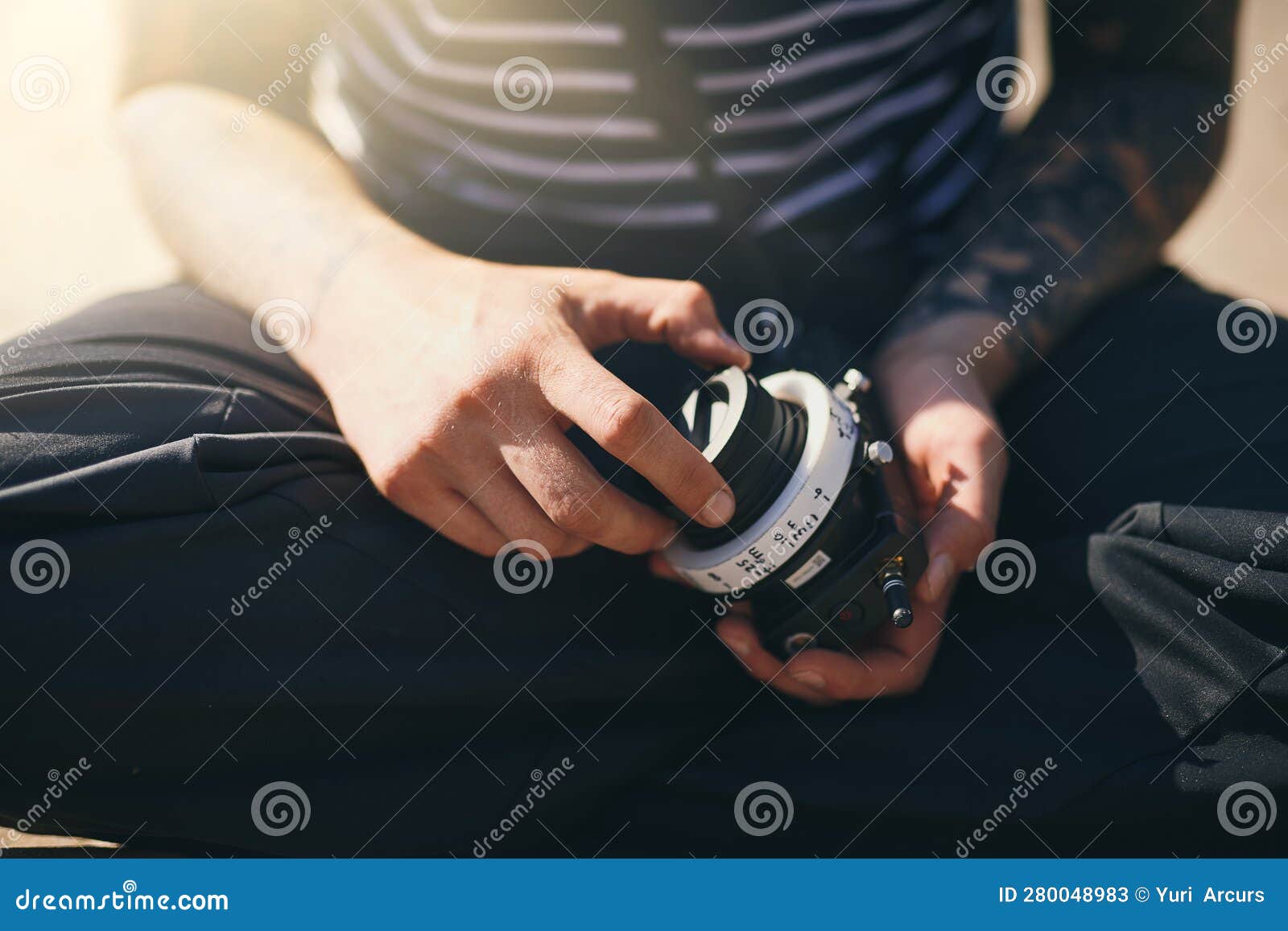 Time for a Quick Change. Closeup of an Unrecognizable Man Making a Few