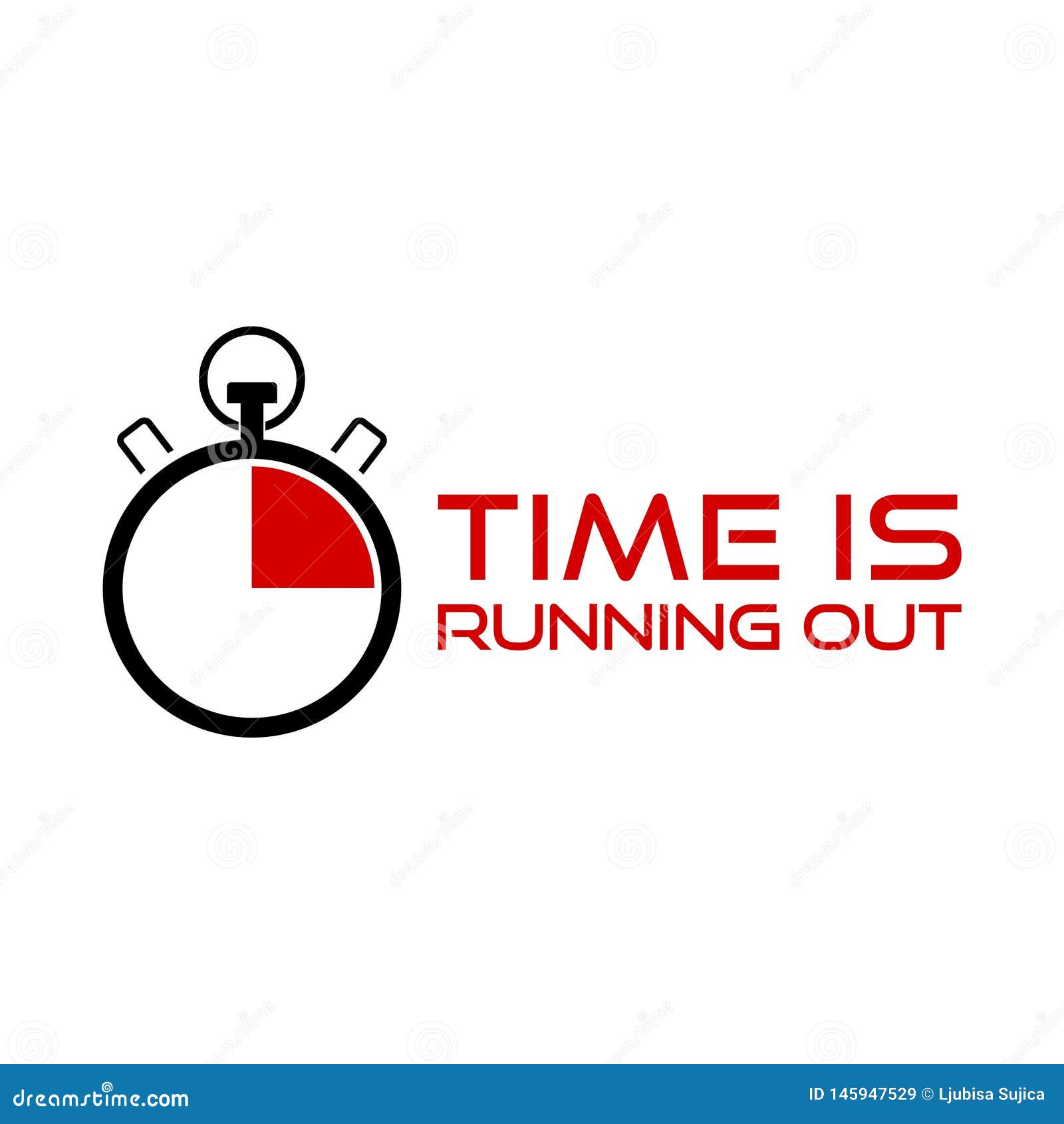 Featured image of post Vector Time Is Running Out : White vector clock with motivational slogan.