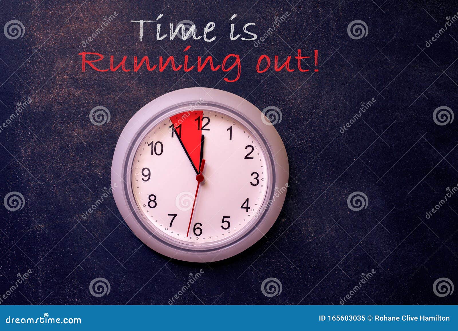 time is running out concept