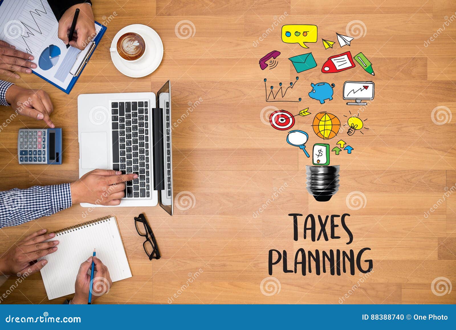 time for taxes planning money financial accounting taxation and