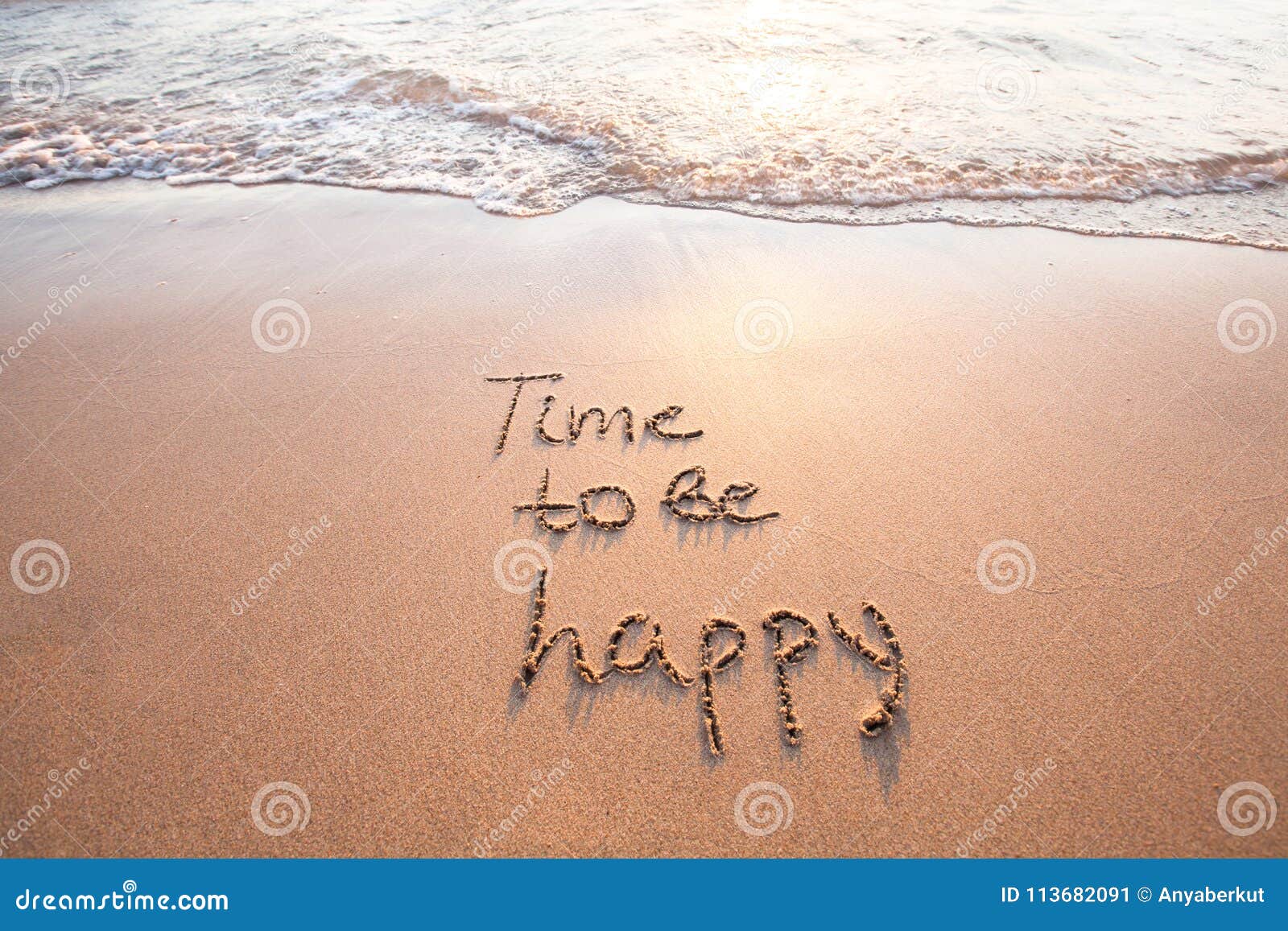 time to be happy, happiness concept