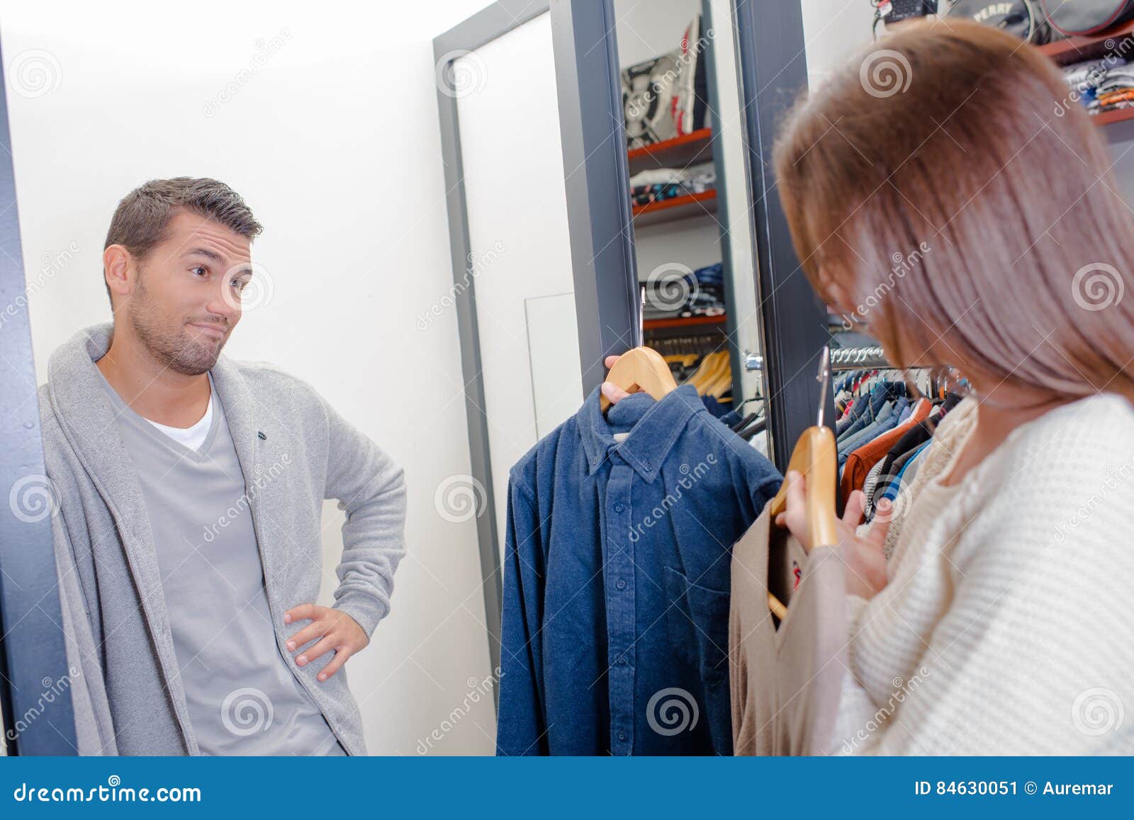 Time to buy new clothes stock image. Image of girlfriend 84630051