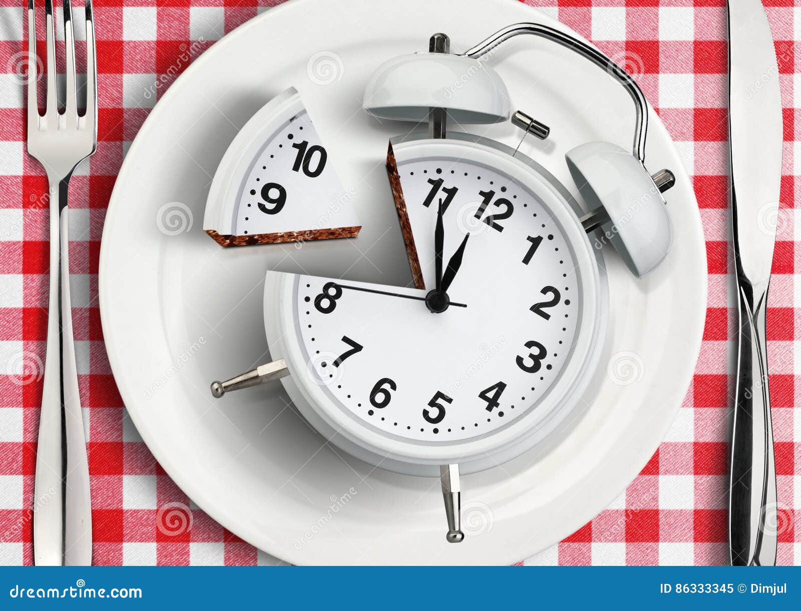 Time To Eat Concept, Cut Clock on Plate. Top View Stock Image Image of countdown, conceptual