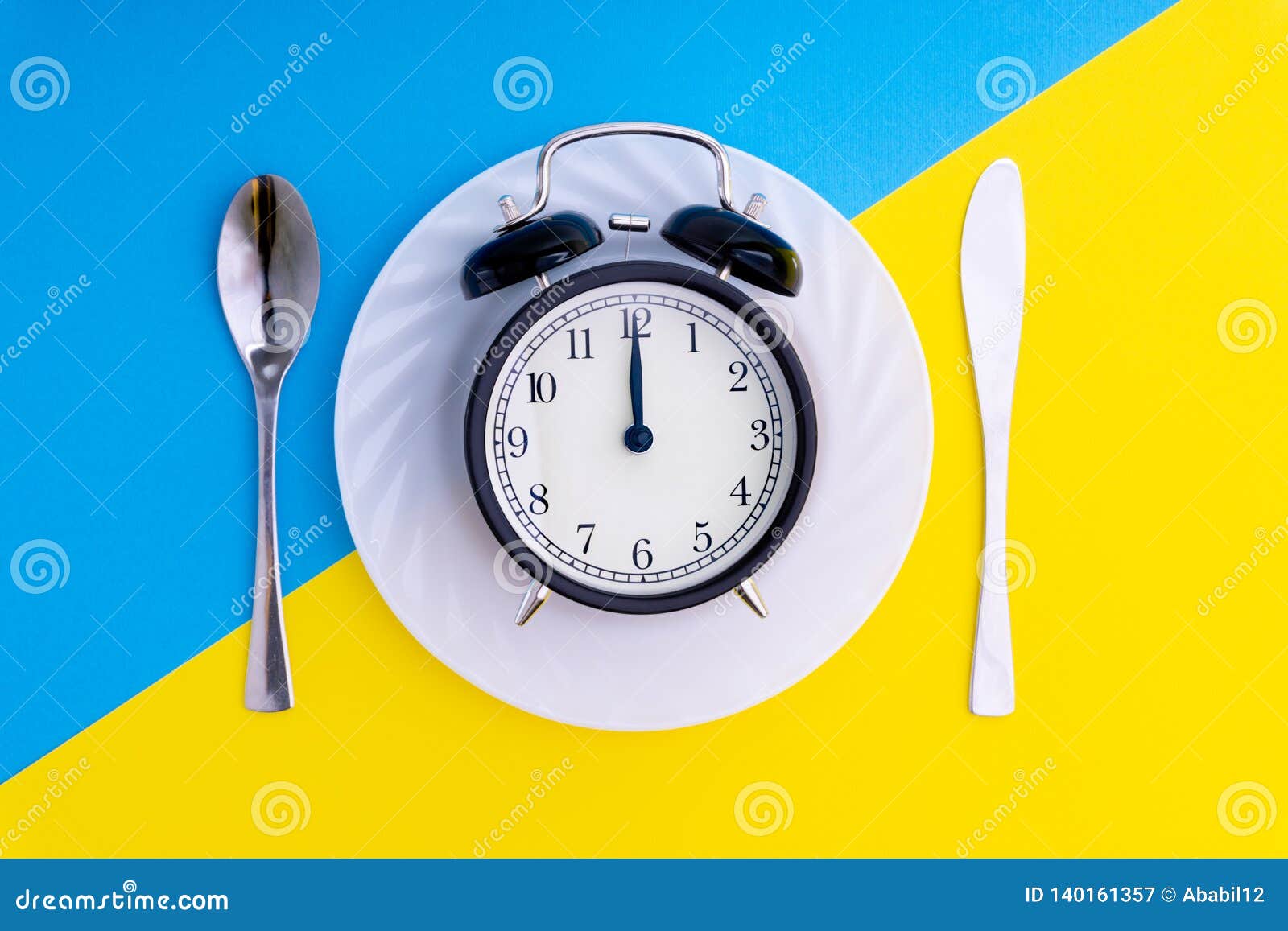 Time To Eat. Lunch Time, Breakfast and Dinner Concept Stock Image
